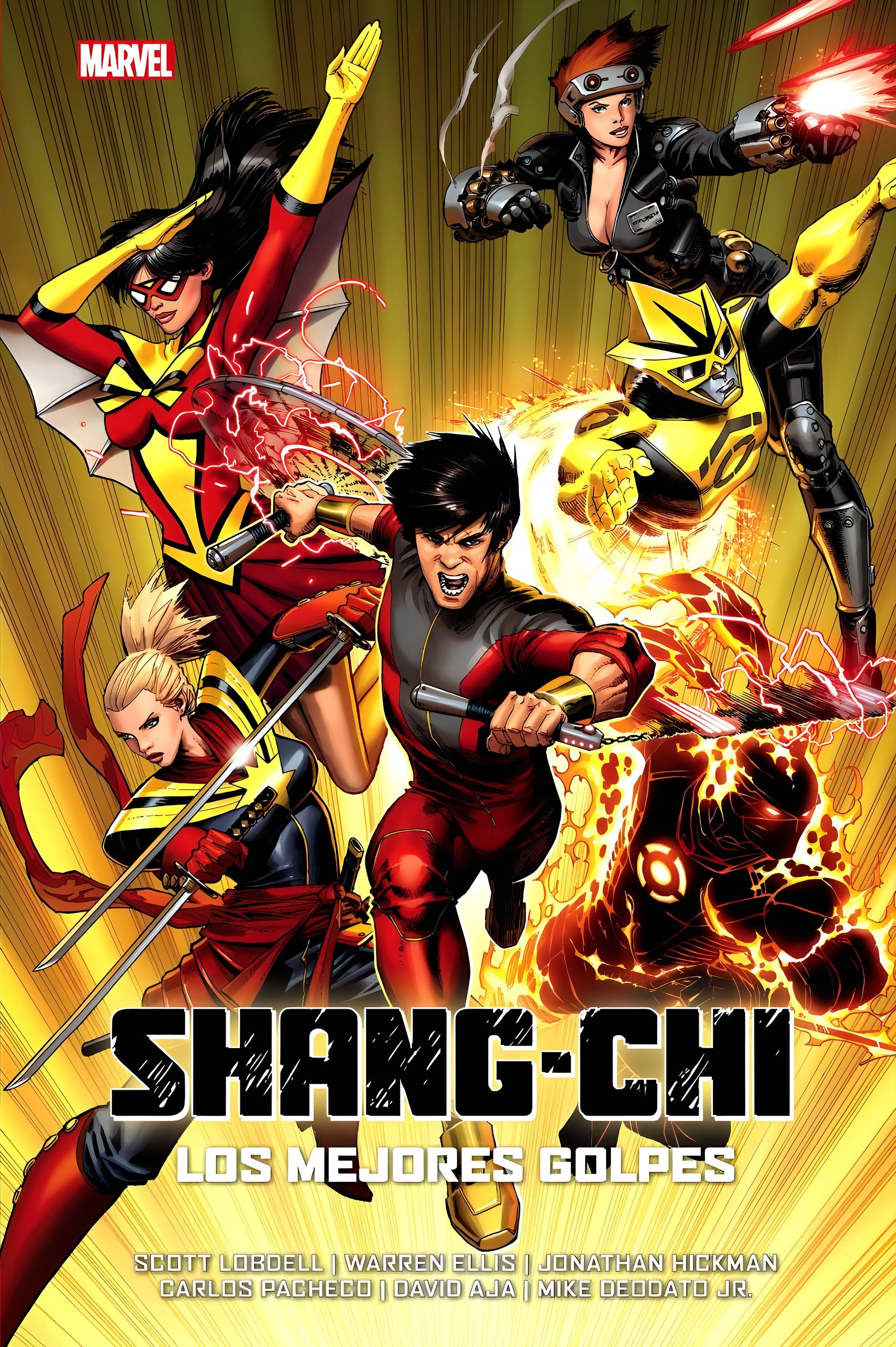 Portada ampliada de SHANG-CHI LOS MEJORES GOLPES