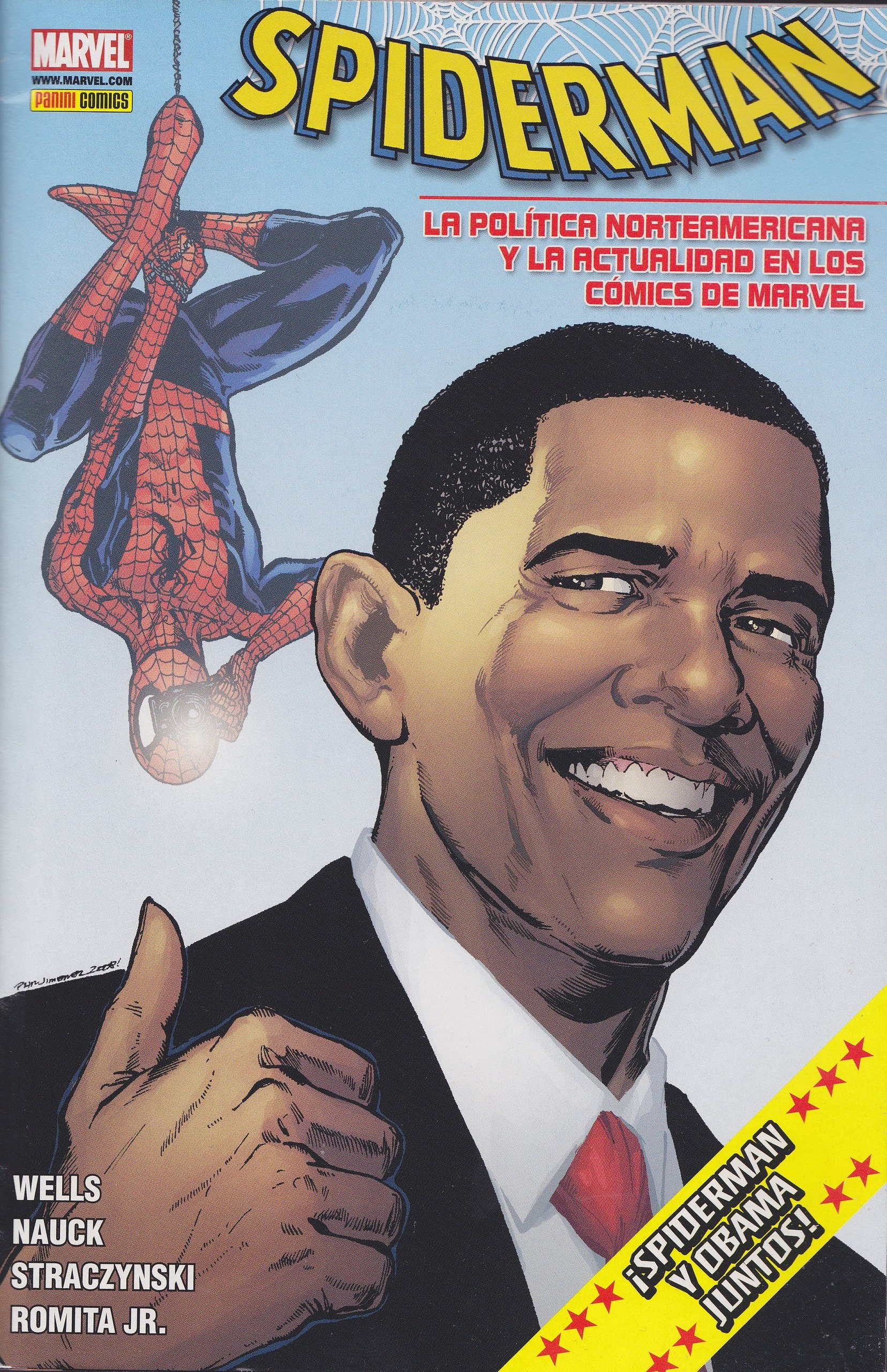 Portada ampliada de SPIDERMAN