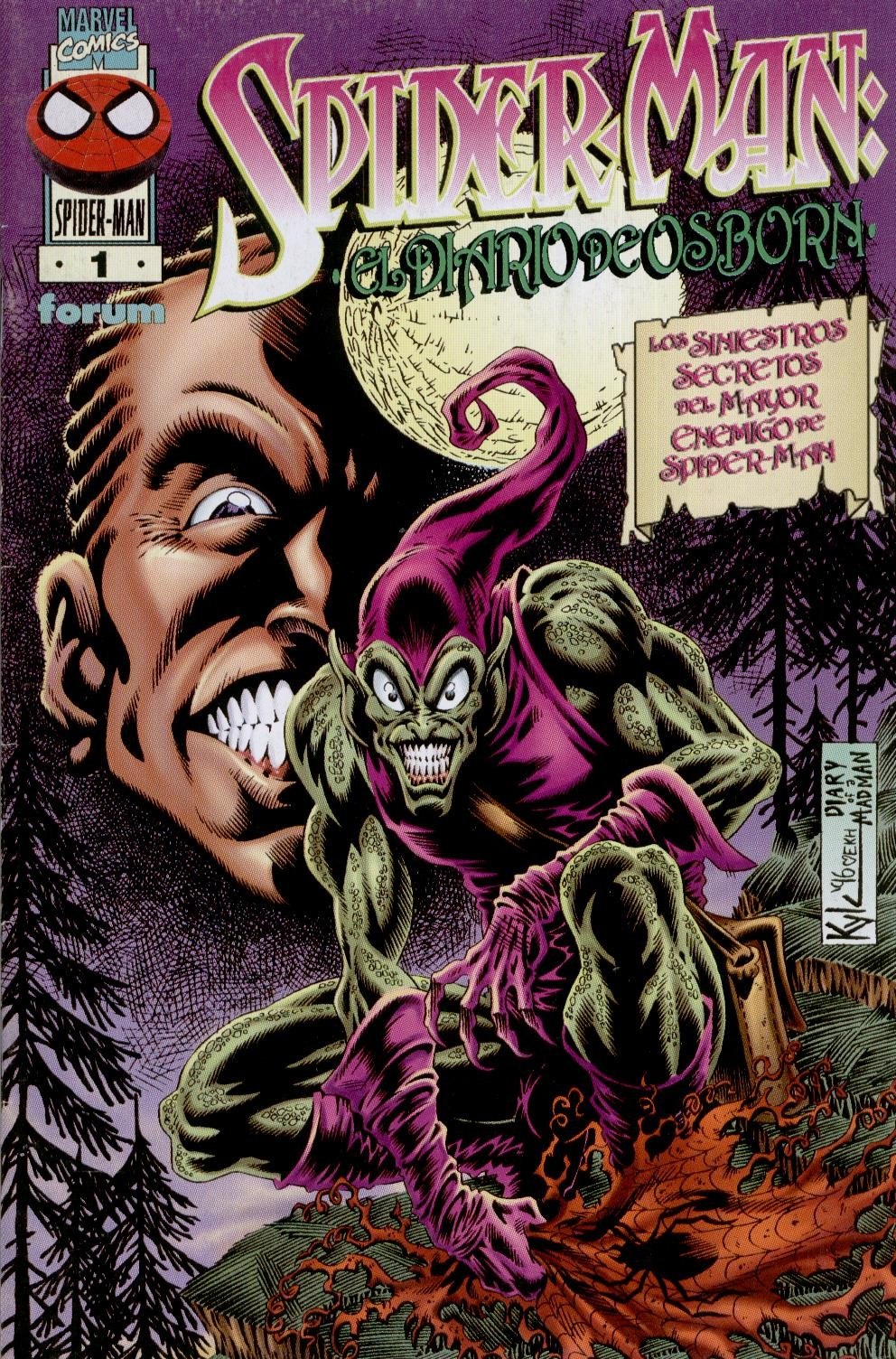 Portada ampliada de SPIDER-MAN: ELDARIO DE OSBORN