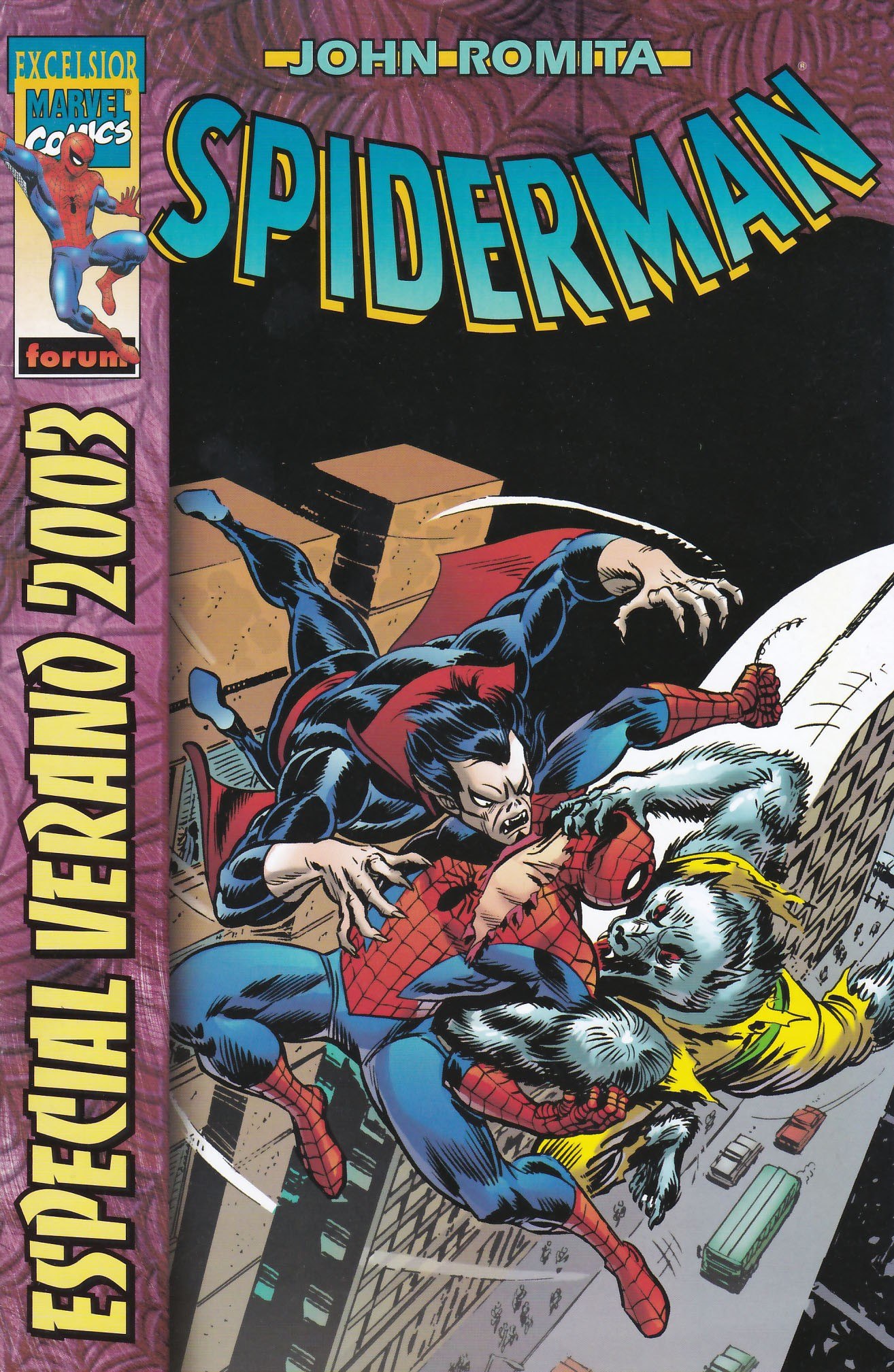 Portada ampliada de SPIDERMAN