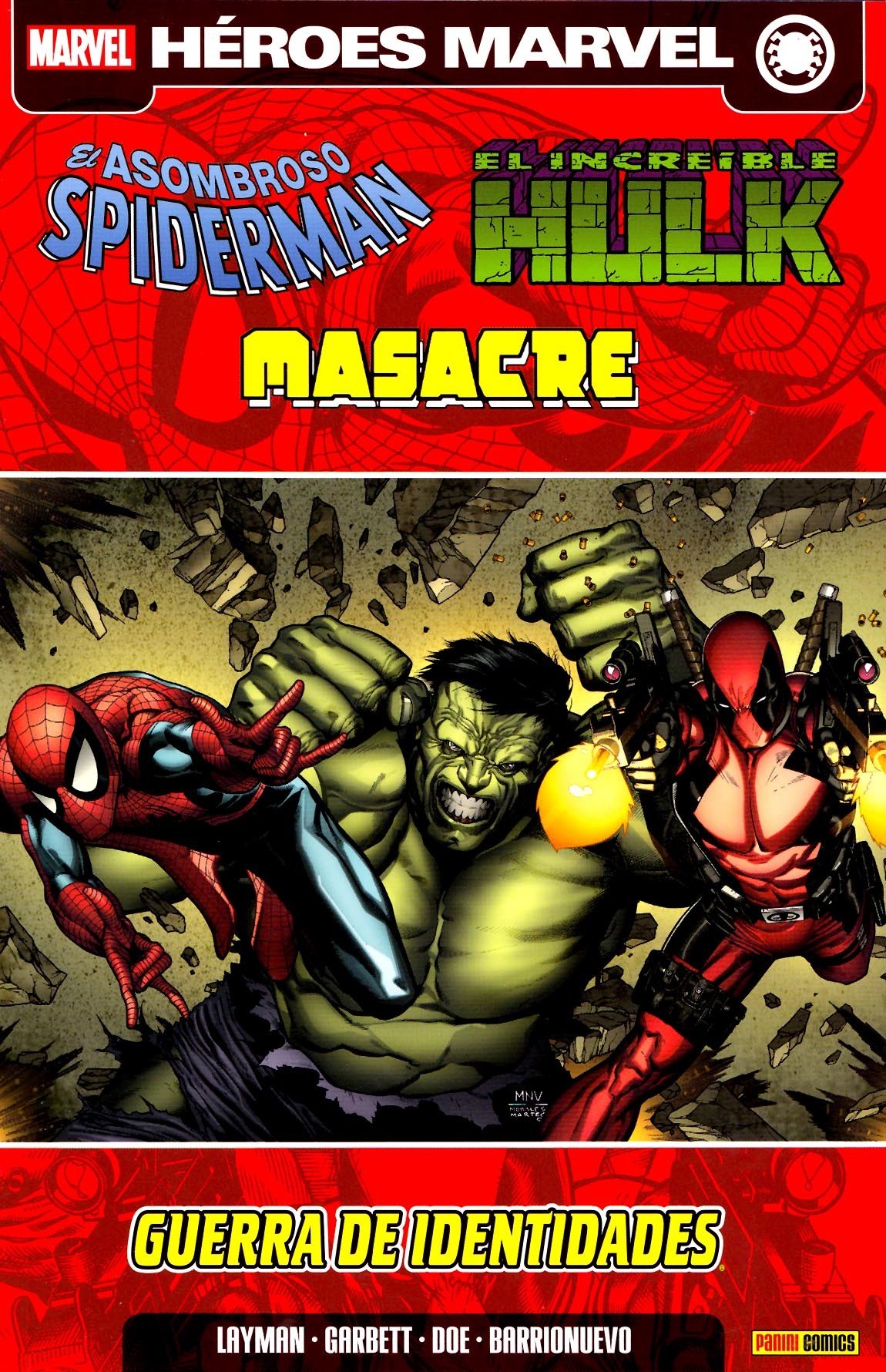 Portada ampliada de HÉROES MARVEL