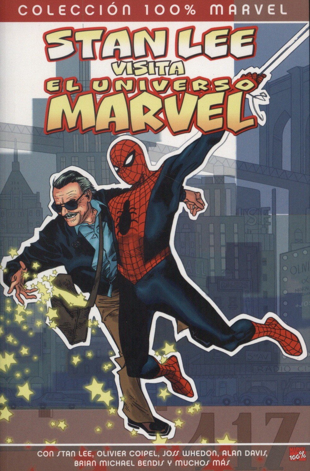 Portada ampliada de STAN LEE EL UNIVERSO MARVEL