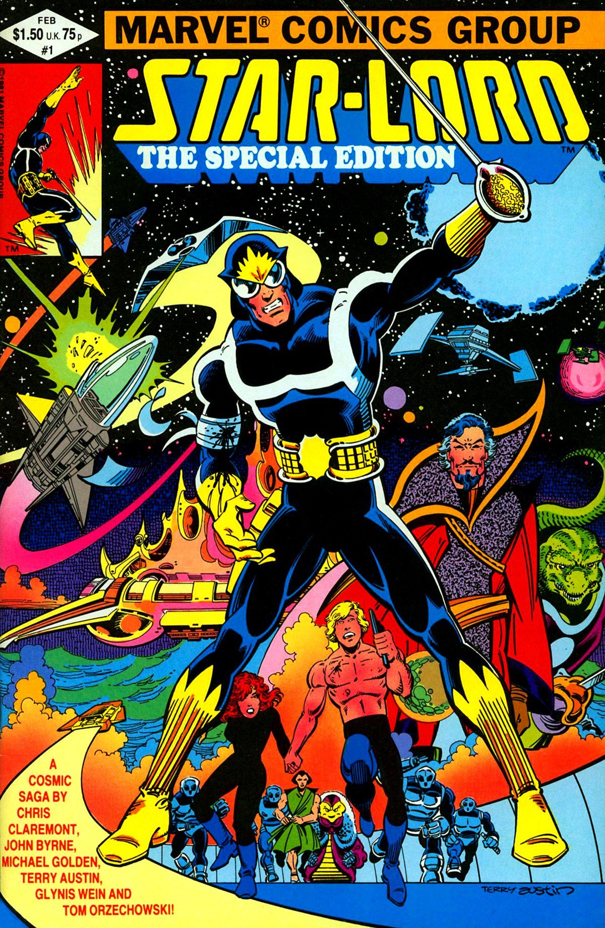Portada ampliada de STAR-LORD THE SPECIAL EDITION