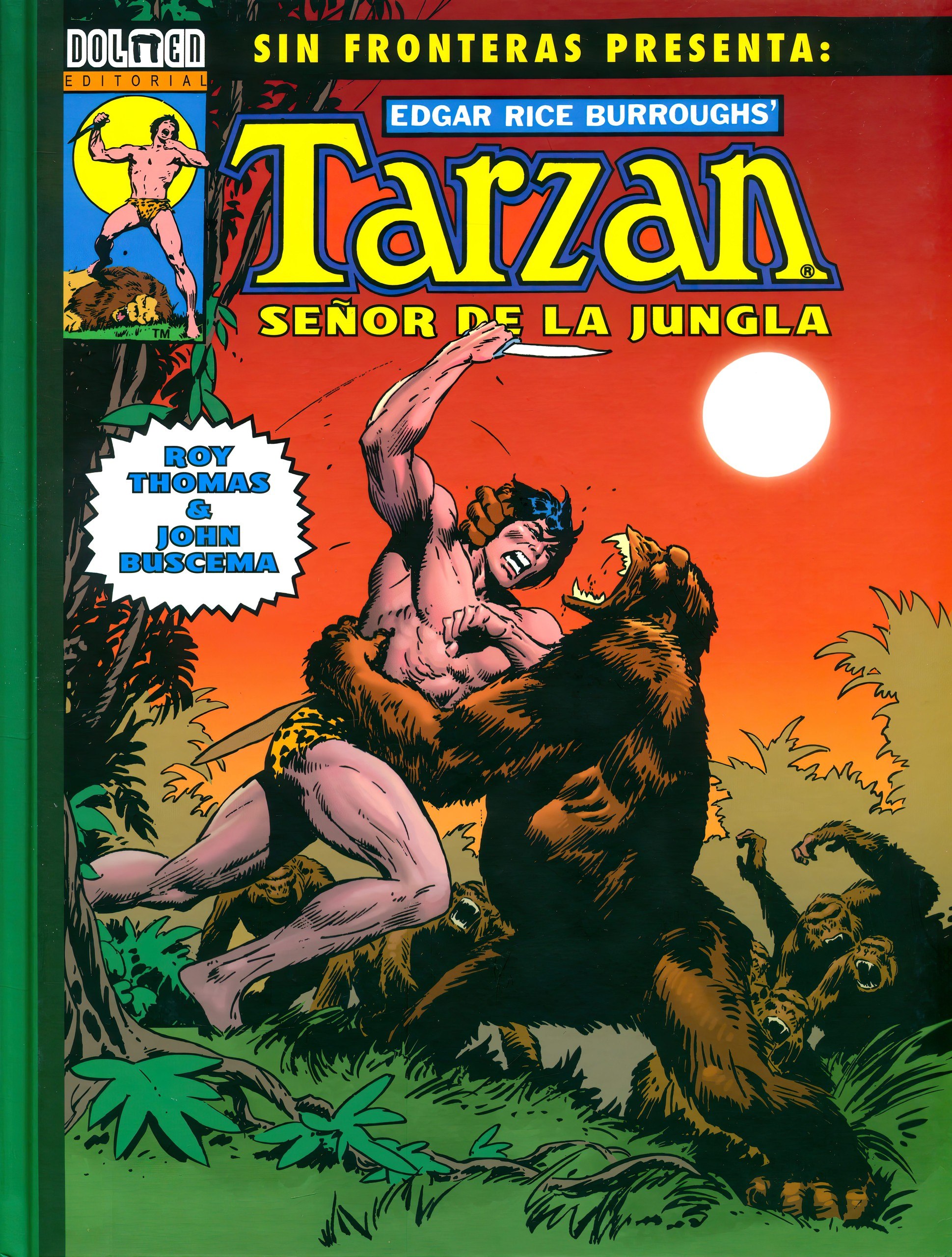 Portada ampliada de Tarzan Señor de la Jungla