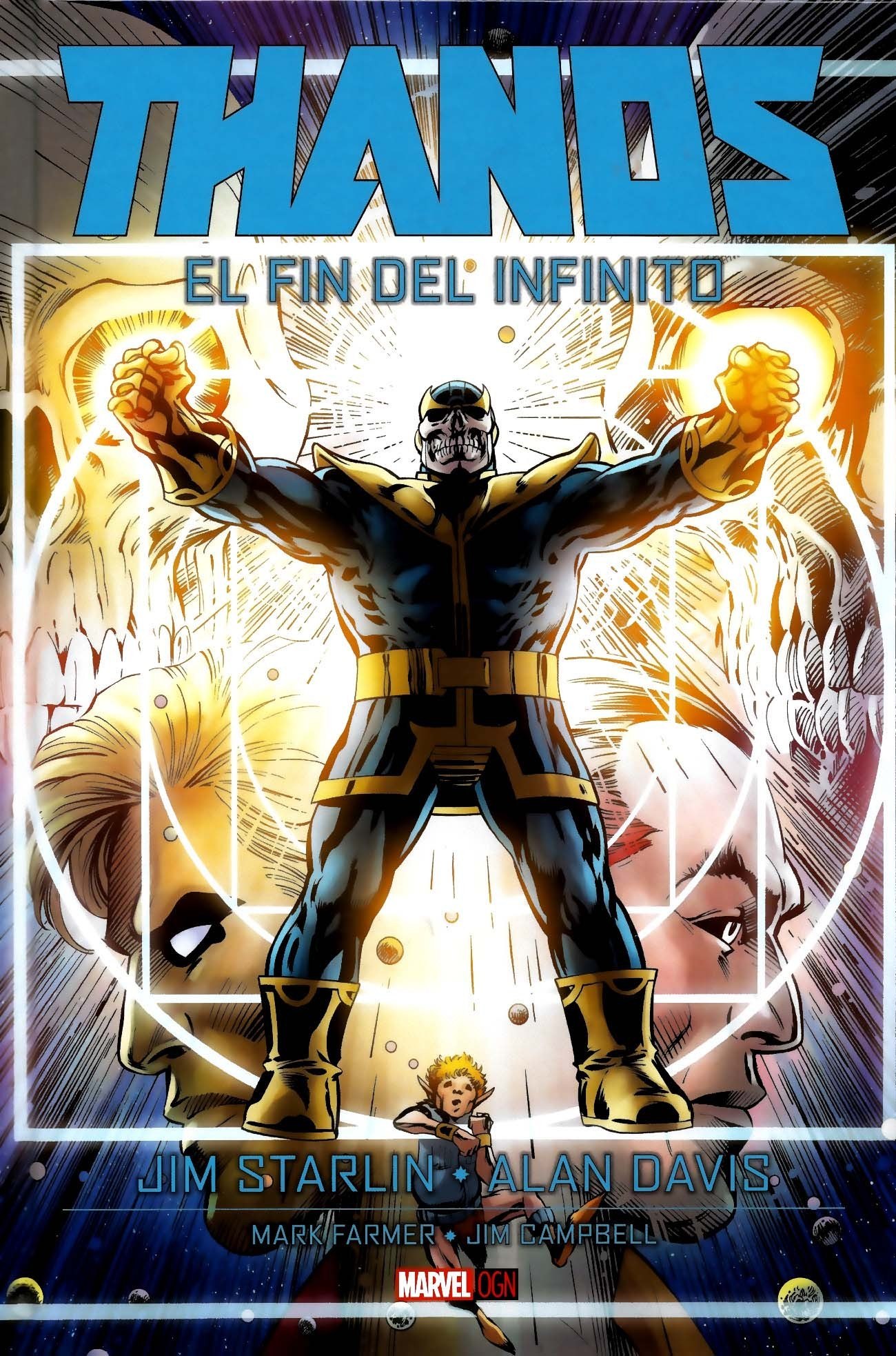 Portada ampliada de THANOS EL FIN DEL INFINITO