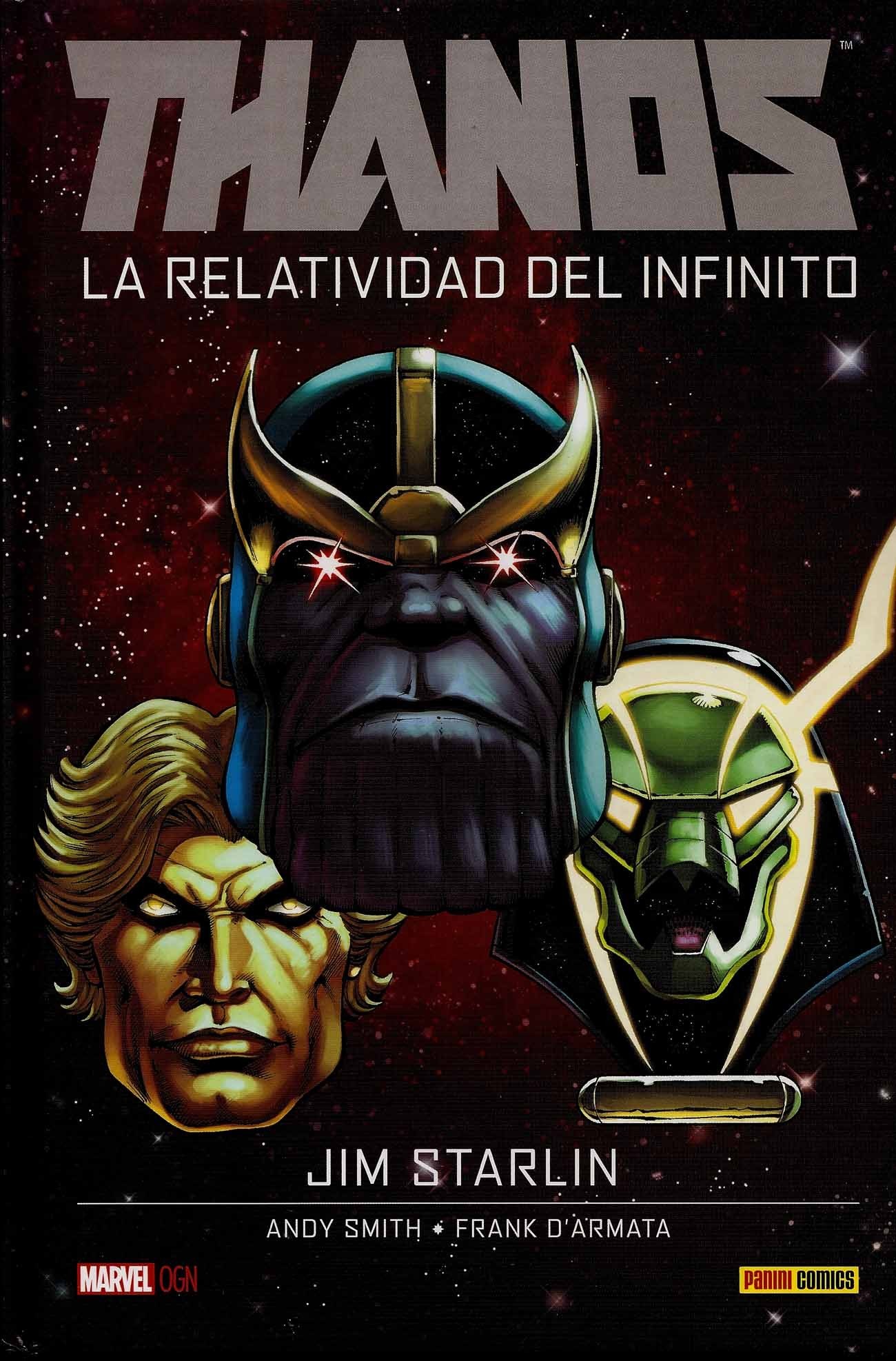 Portada ampliada de THANOS LA RELATIVIDAD DEL INFINITO