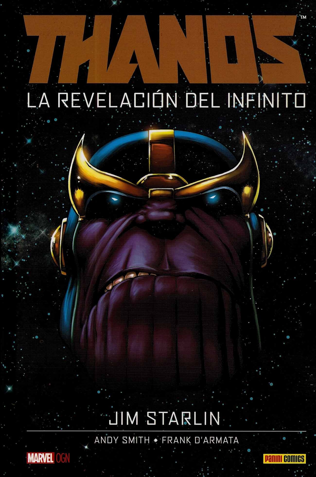 Portada ampliada de THANOS LA REVELACIÓN DEL INFINITO