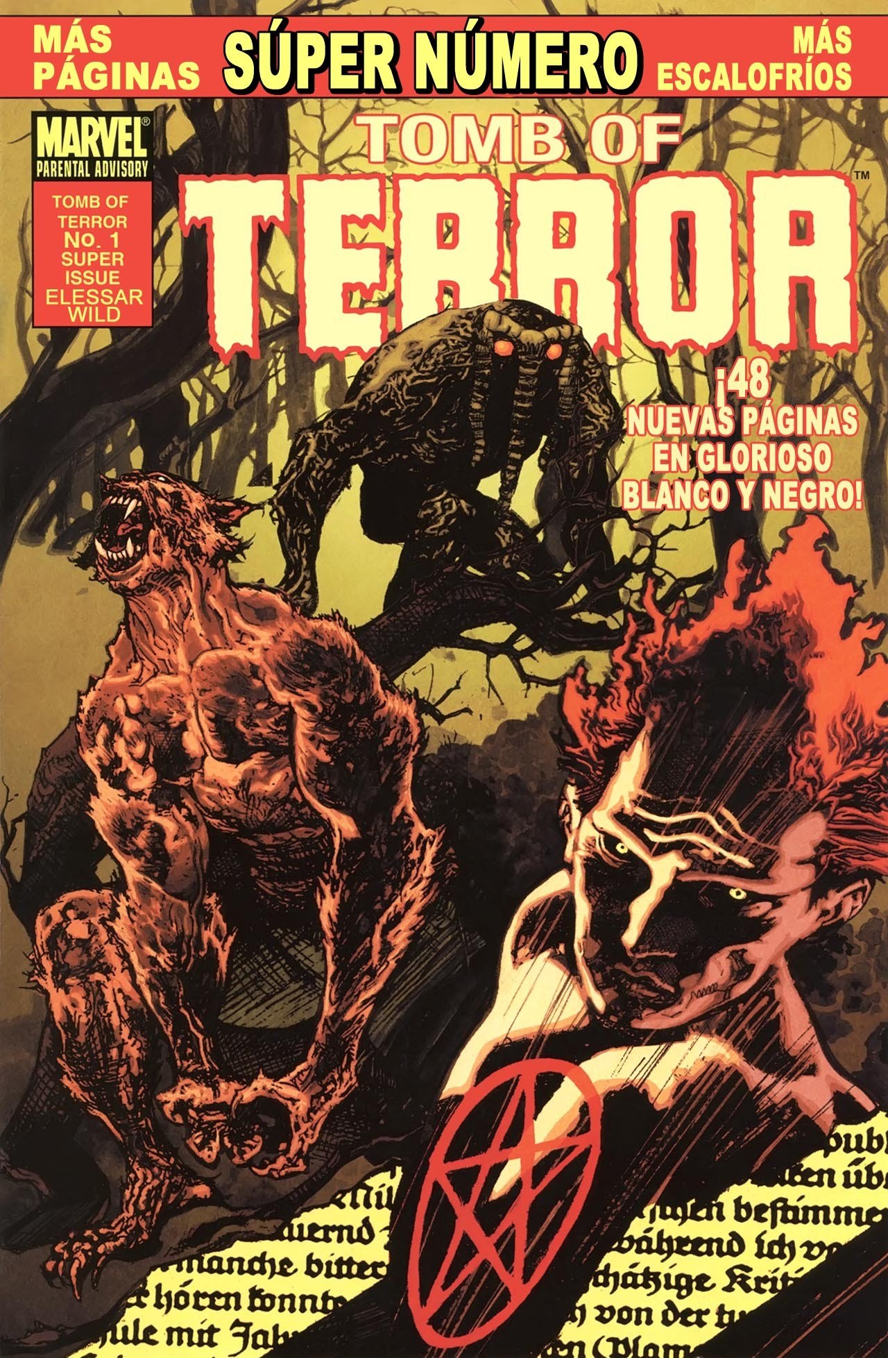 Portada ampliada de TOMB OF TERROR