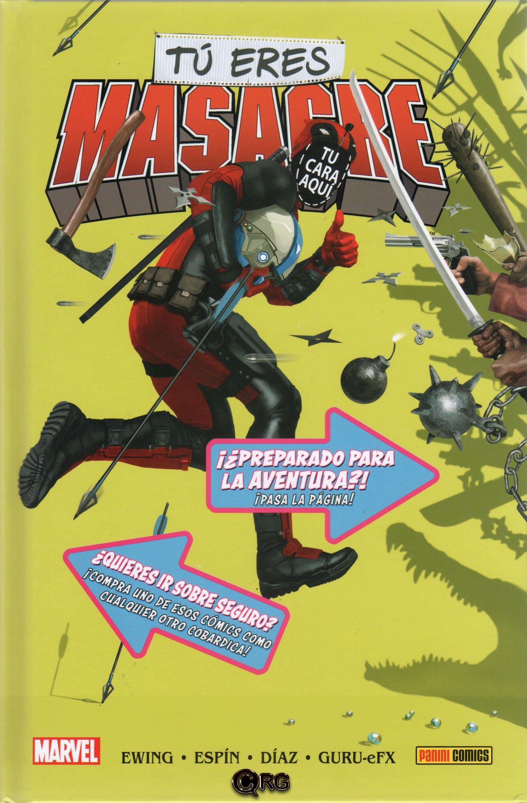 Portada ampliada de TU ERES MASACRE