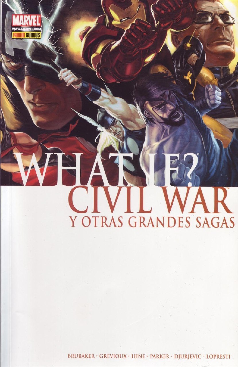 Portada ampliada de WHAT IF? CIVIL WAR Y OTRAS GRANDES SAGAS