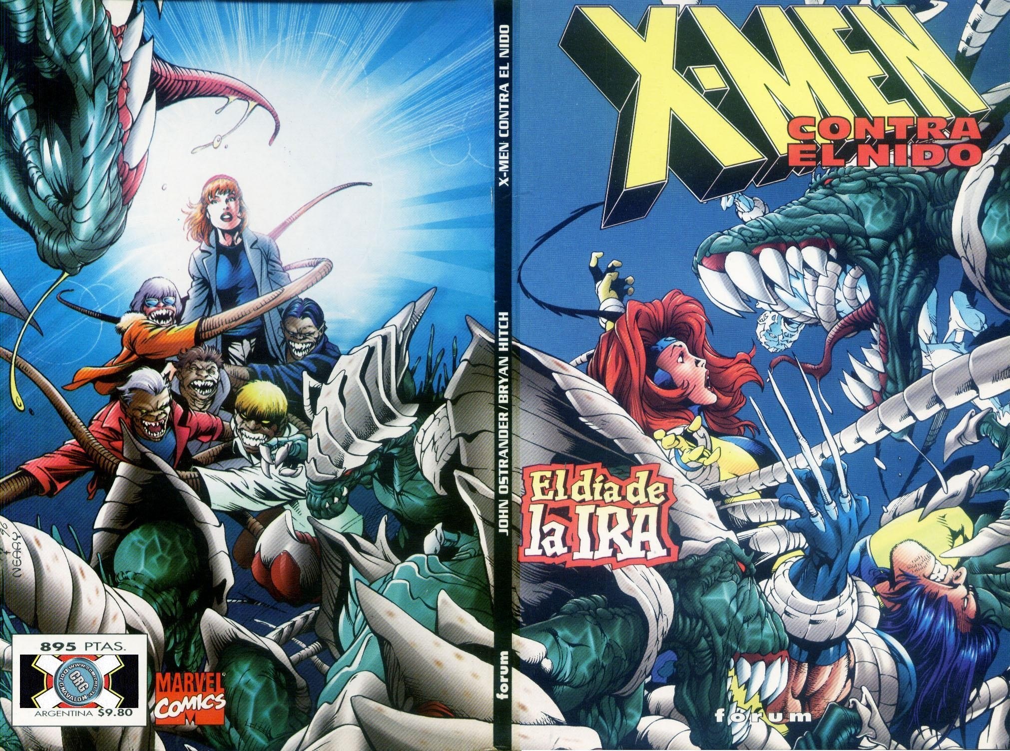 Portada ampliada de X-MEN CONTRA EL NIDO