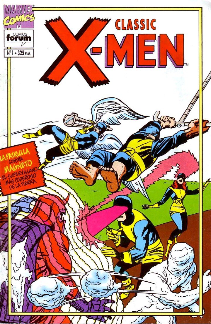 Portada ampliada de CLASSIC X-MEN