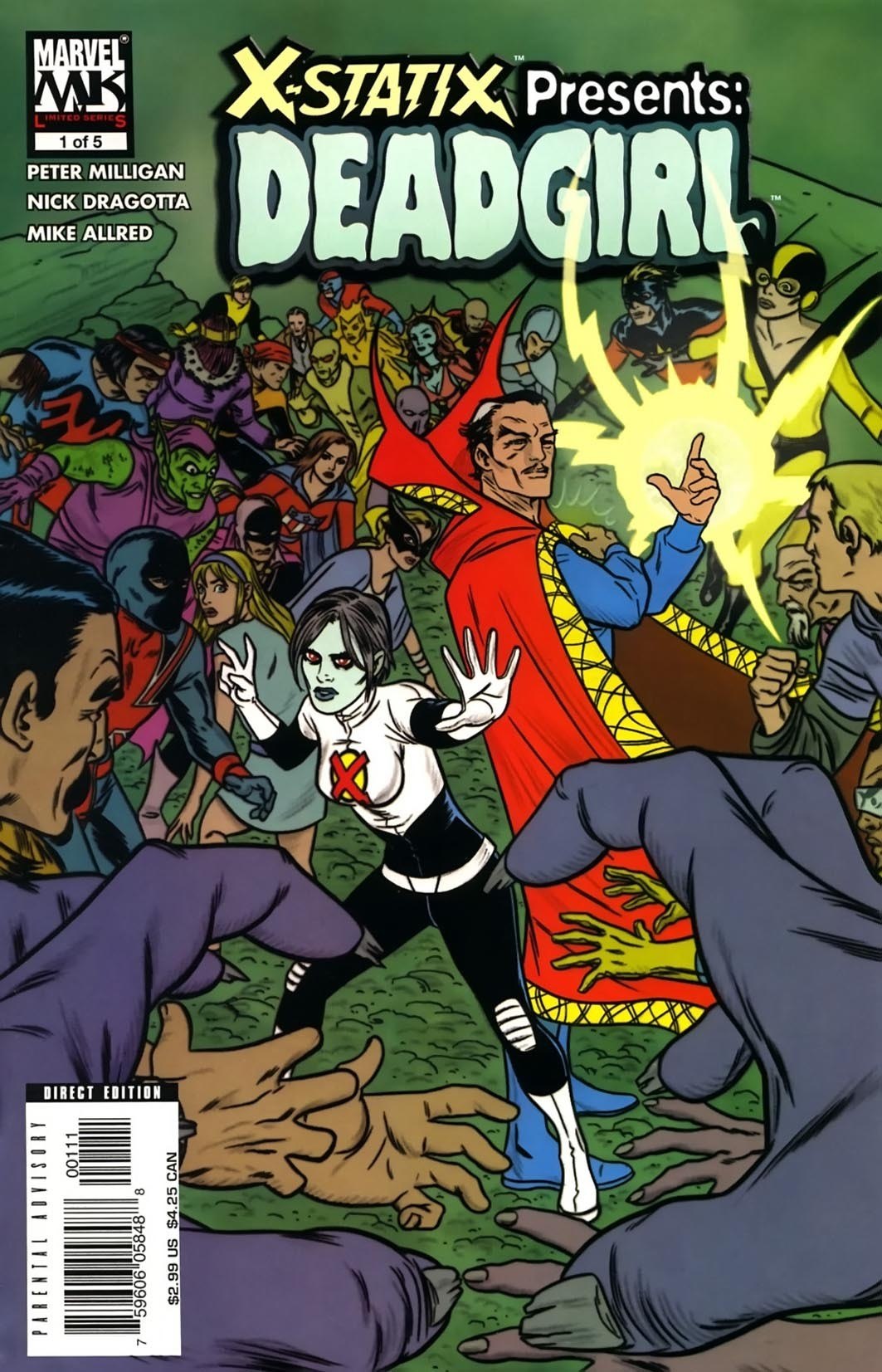 Portada ampliada de X-STATIX Presents: DEADGIRL