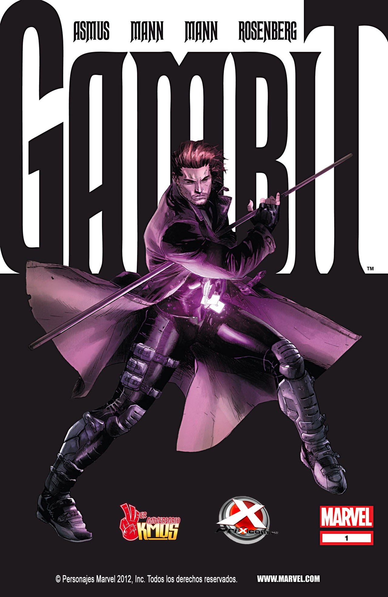 Portada ampliada de Gambit