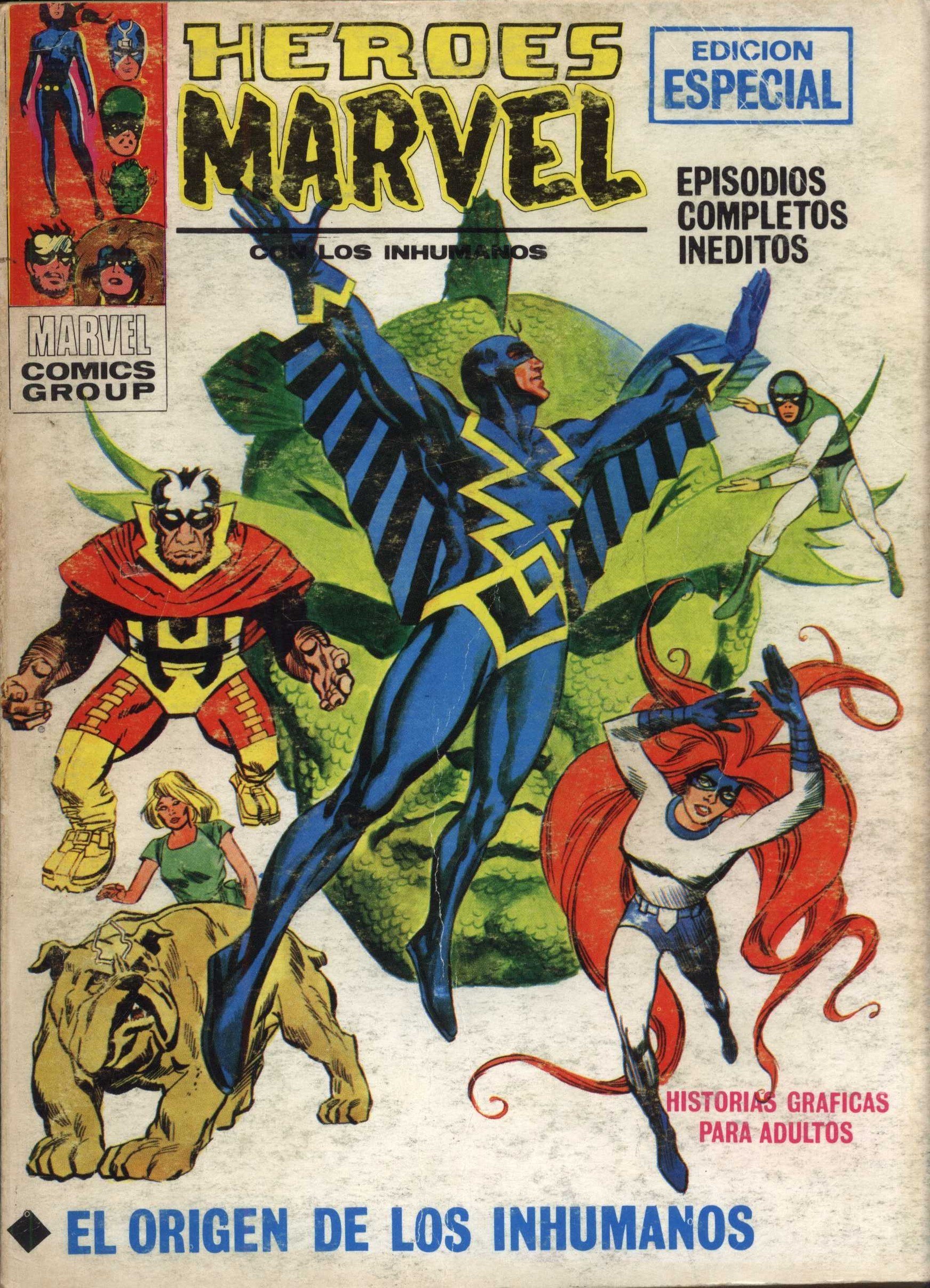 Portada ampliada de HEROES MARVEL