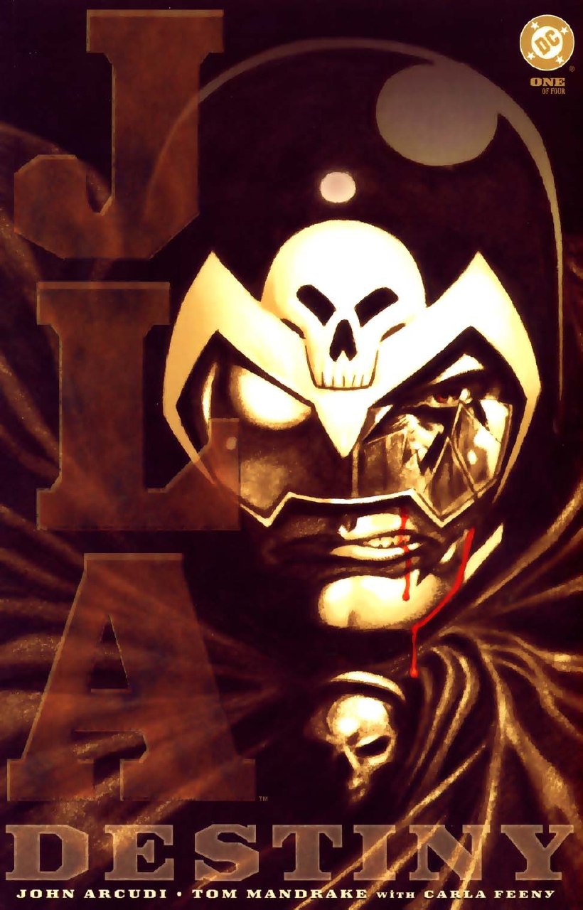 Portada ampliada de JLA DESTINY