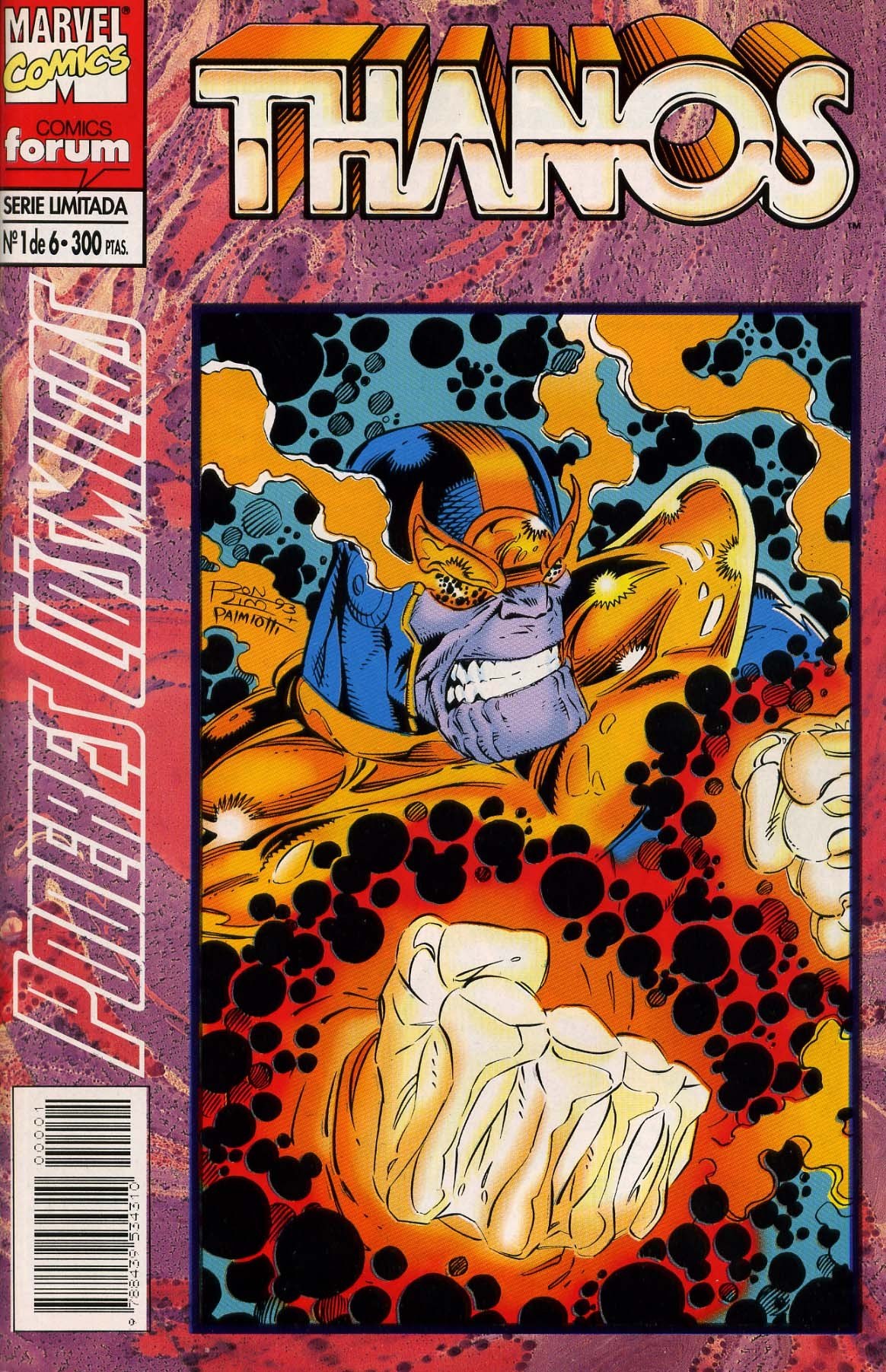 Portada ampliada de THANOS