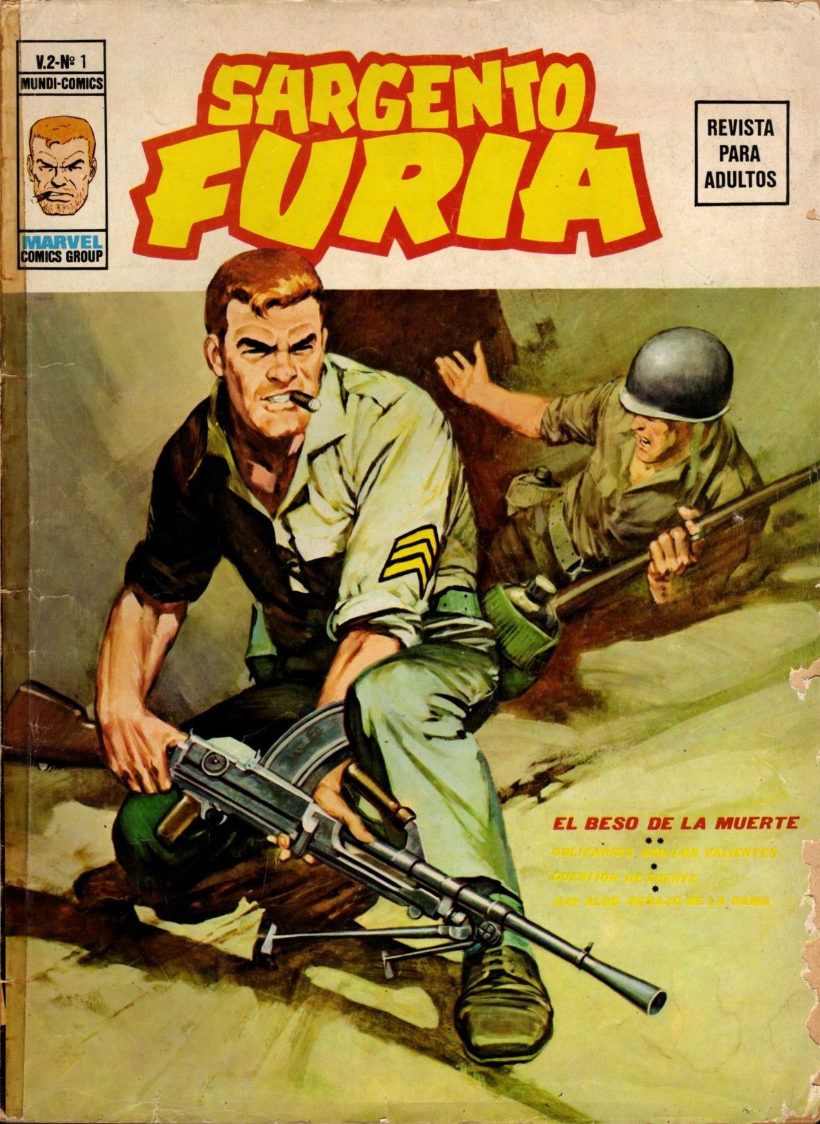 Portada ampliada de SARGENTO FURIA
