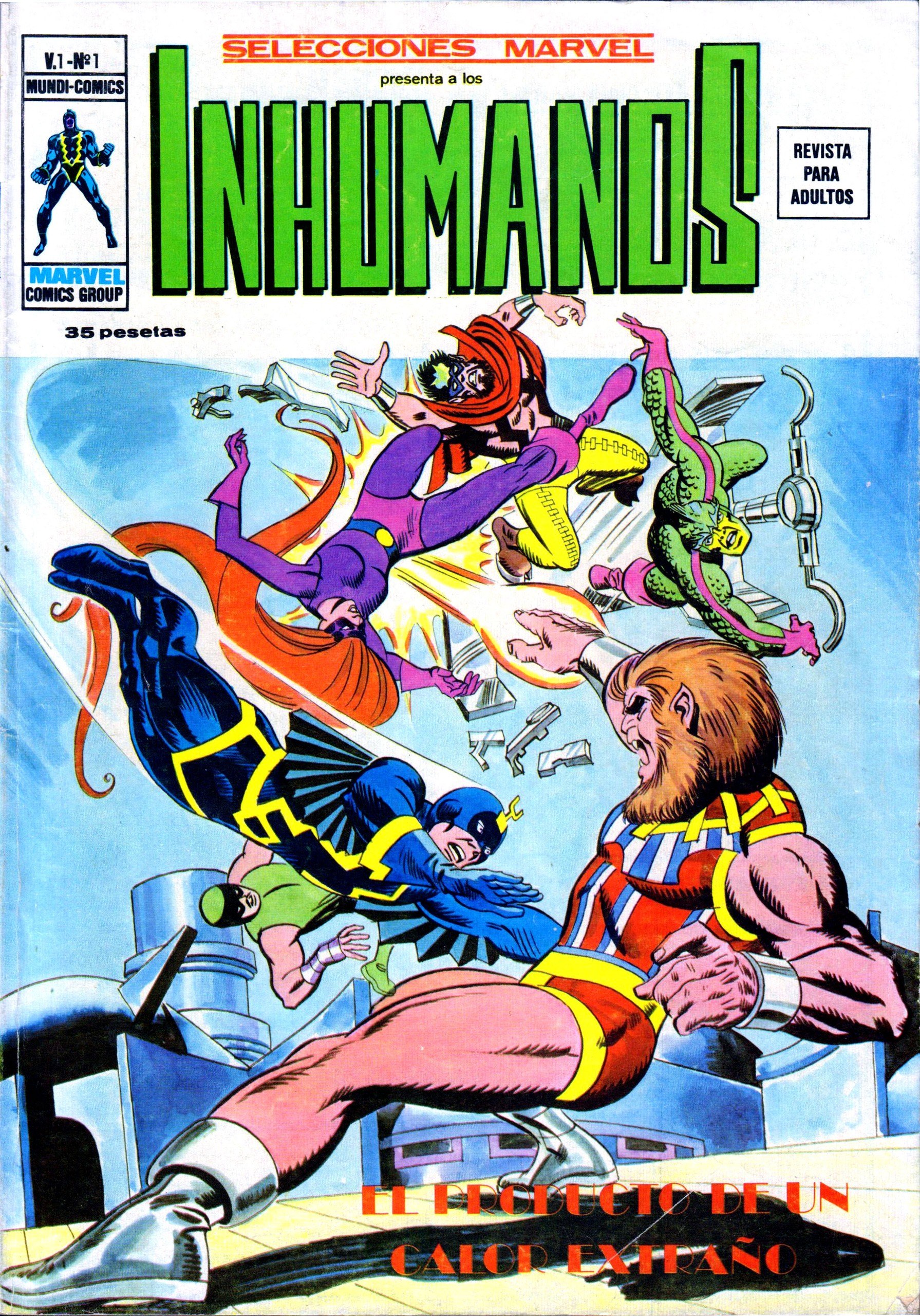 Portada ampliada de INHUMANOS