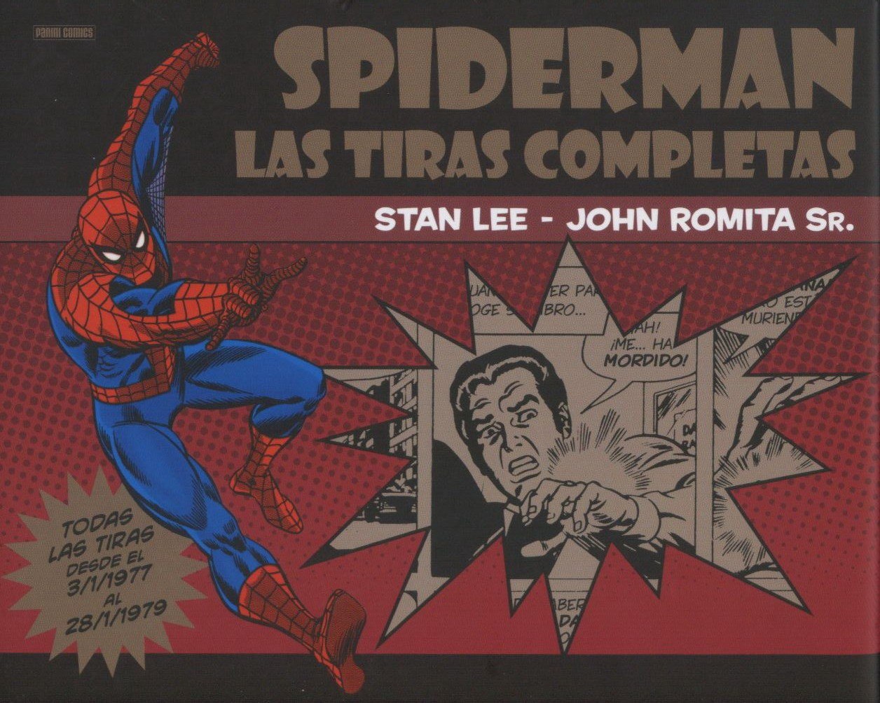 Portada ampliada de SPIDERMAN LAS TIRAS COMPLETAS