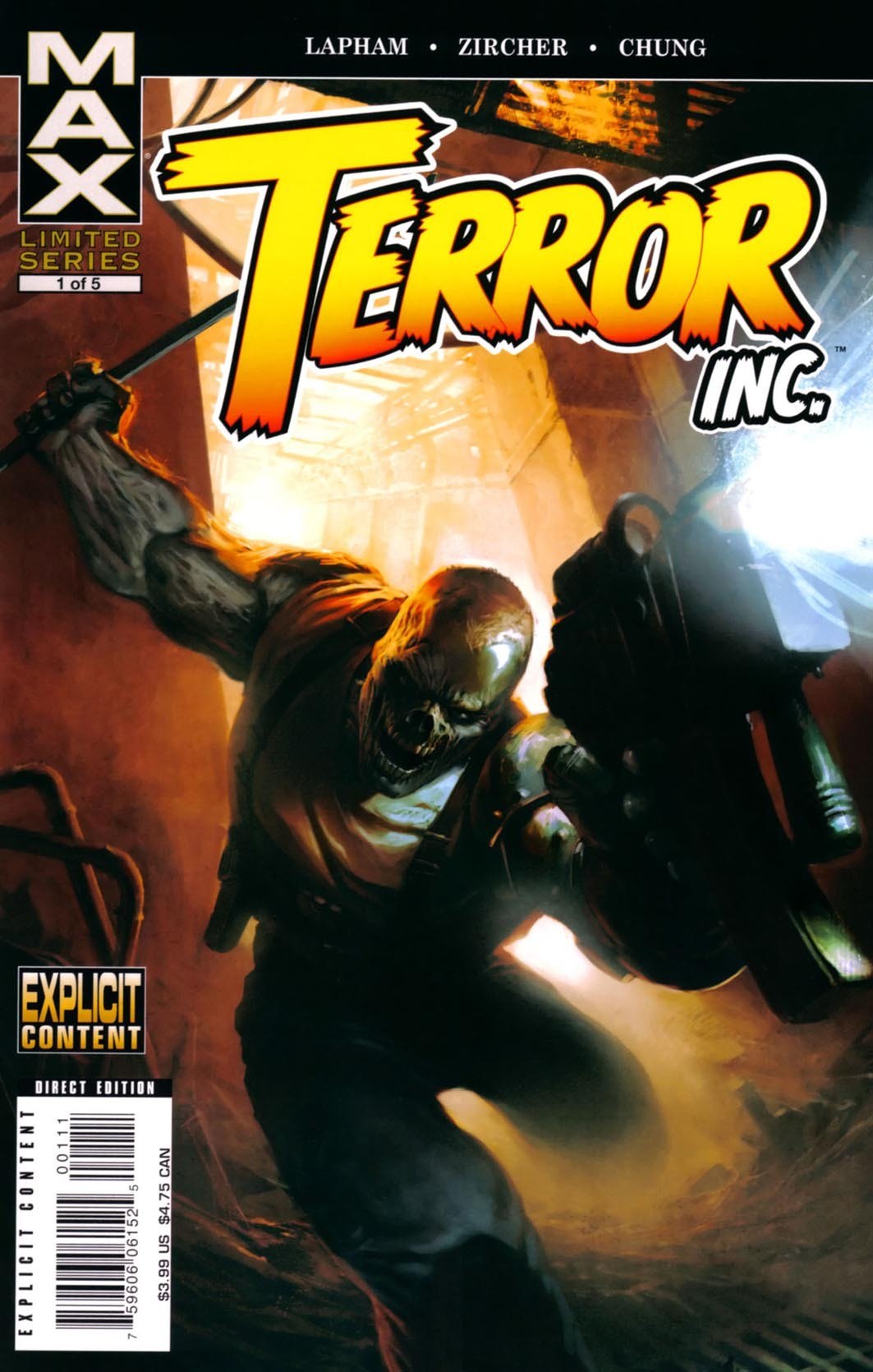 Portada ampliada de TERROR INC.