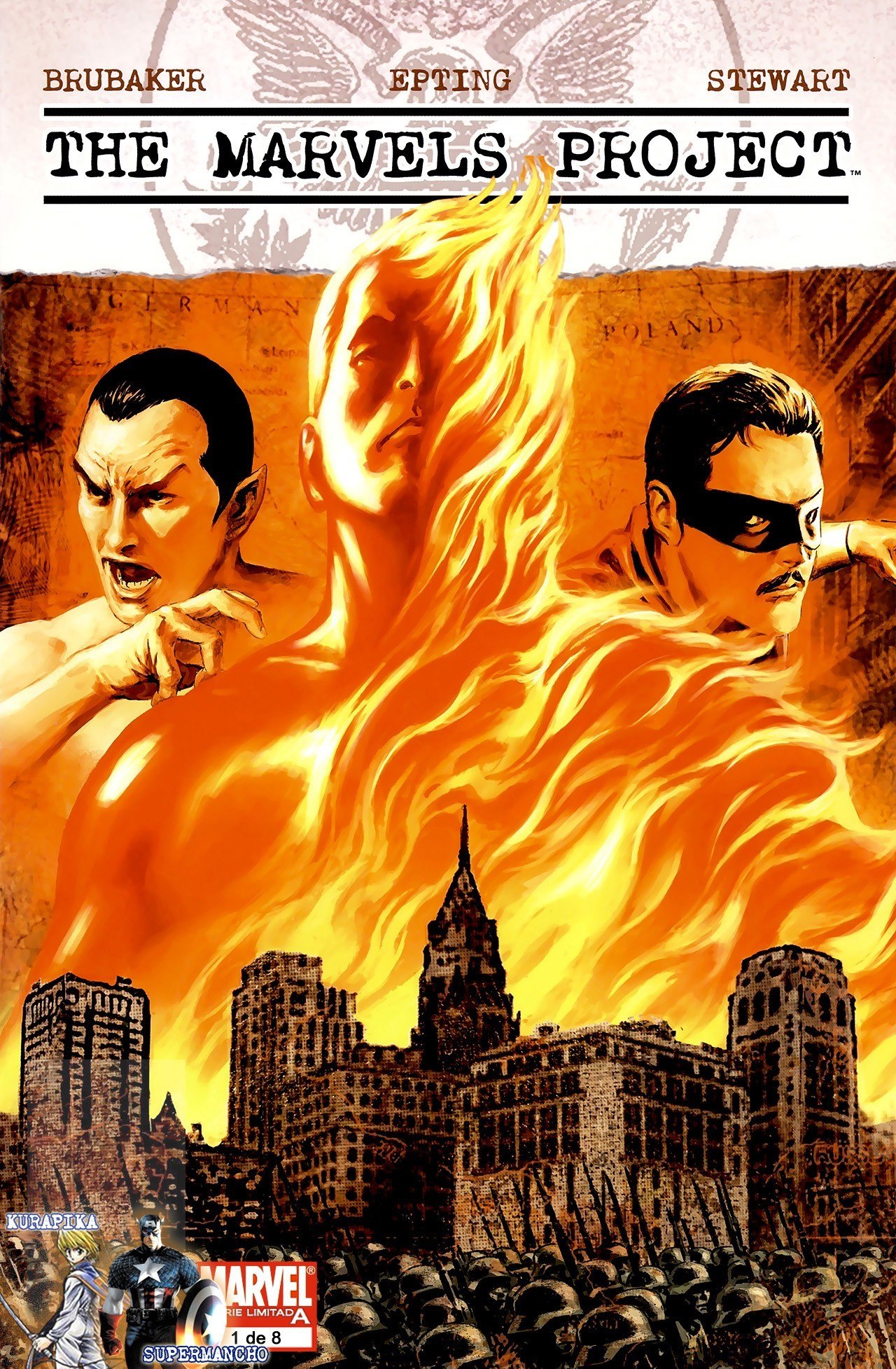 Portada ampliada de THE MARVELS PROJECT