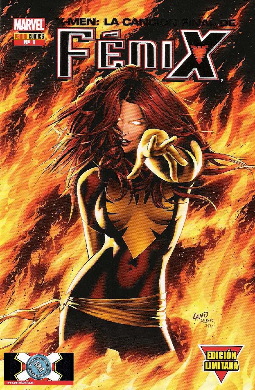 Portada ampliada de X-MEN: LA CAÑON FINAL DE FÉNIX