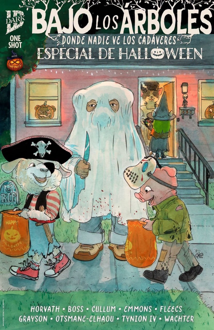 Portada ampliada de Abajo de los árboles donde nadie ve - Especial de Halloween