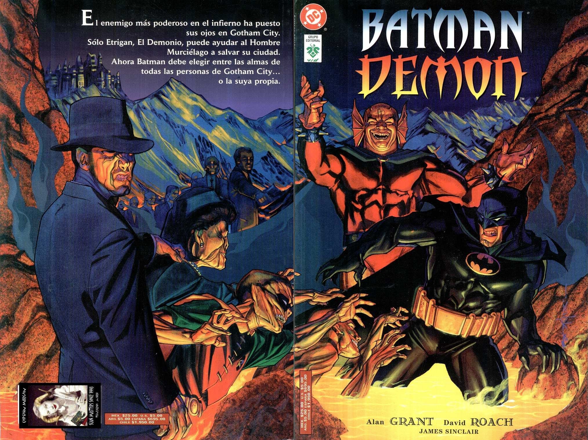 Portada ampliada de BATMAN DEMON