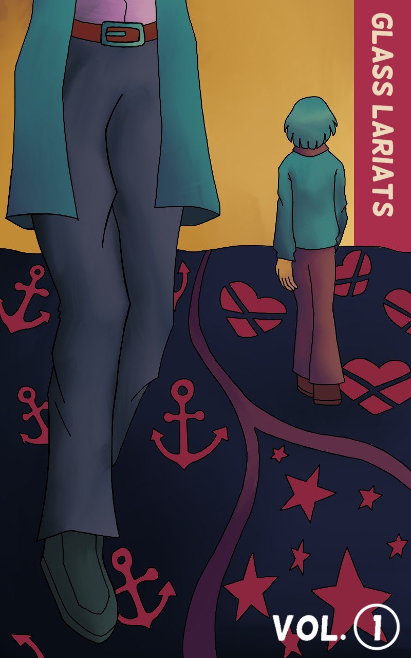 Portada ampliada de Jojo's Bizarre Adventure - Glass Lariats (Doujinshi) - Volumen 1