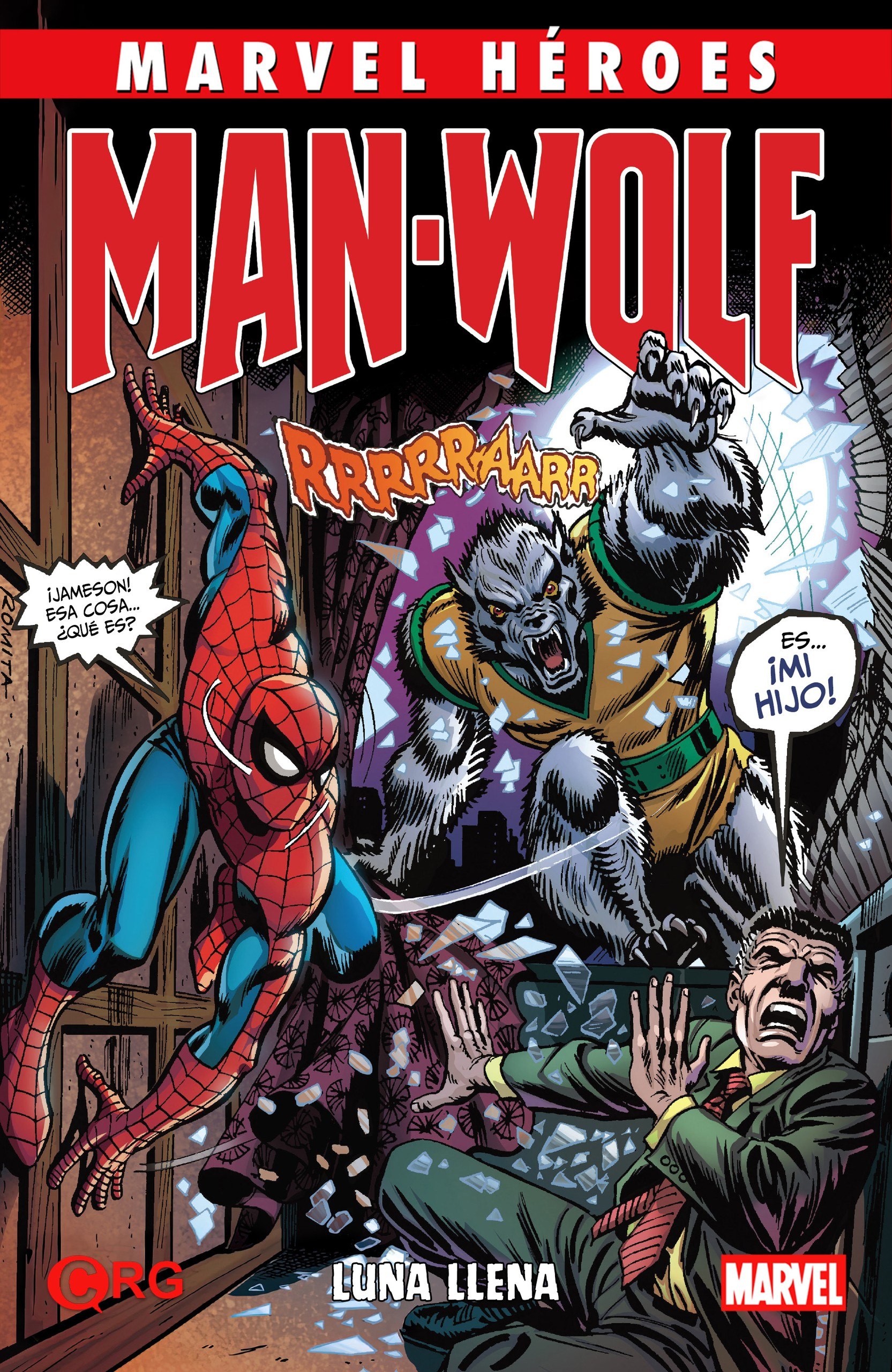 Portada ampliada de MAN-WOLF