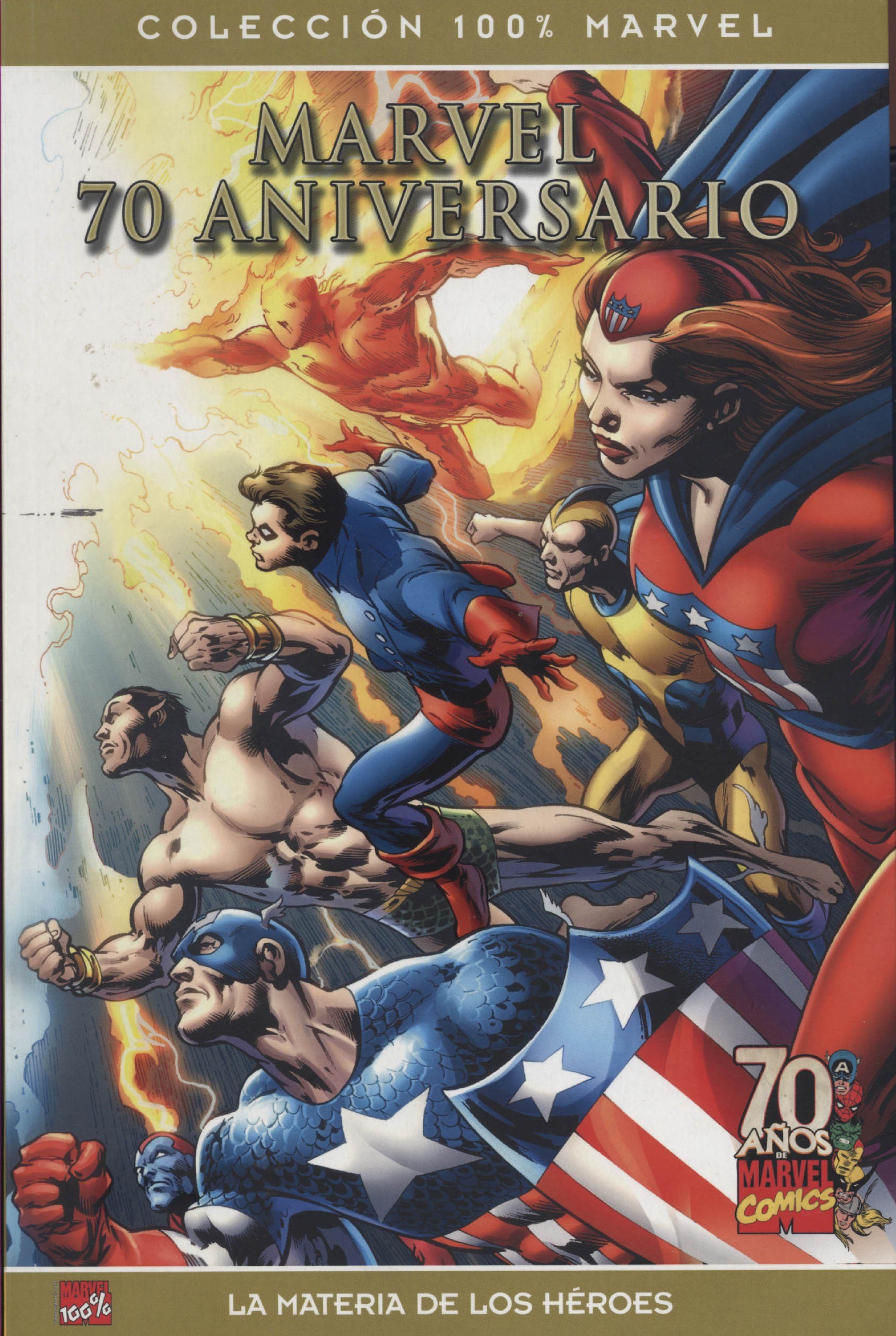 Portada ampliada de MARVEL 70 ANIVERSARIO