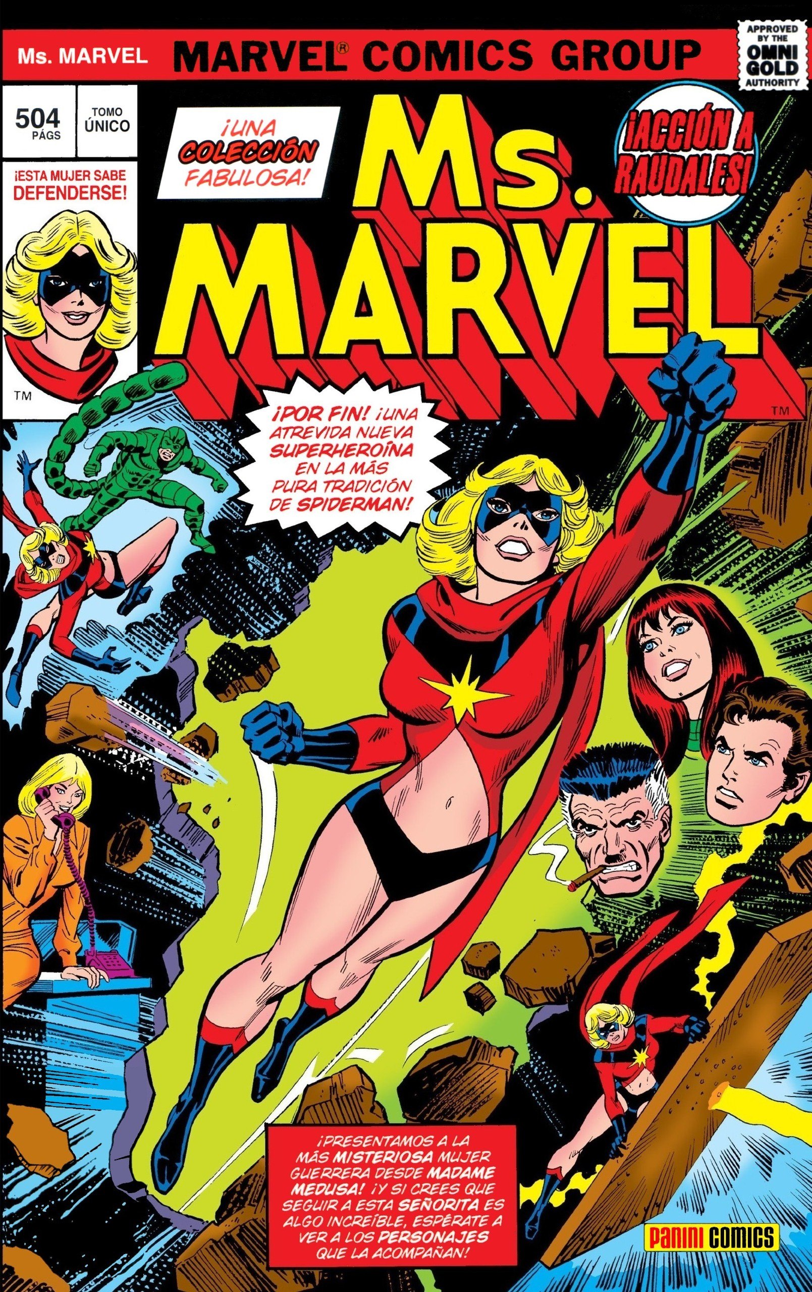 Portada ampliada de Ms. MARVEL