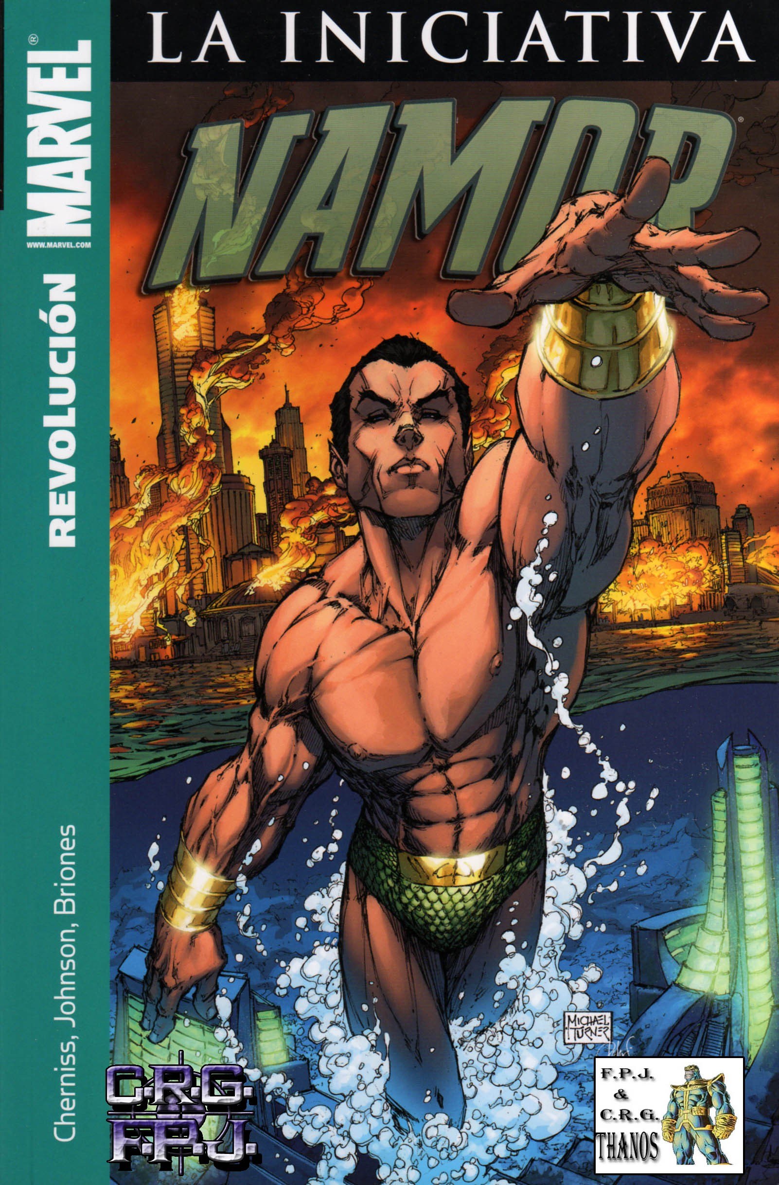 Portada ampliada de LA INICIATIVA NAMOR