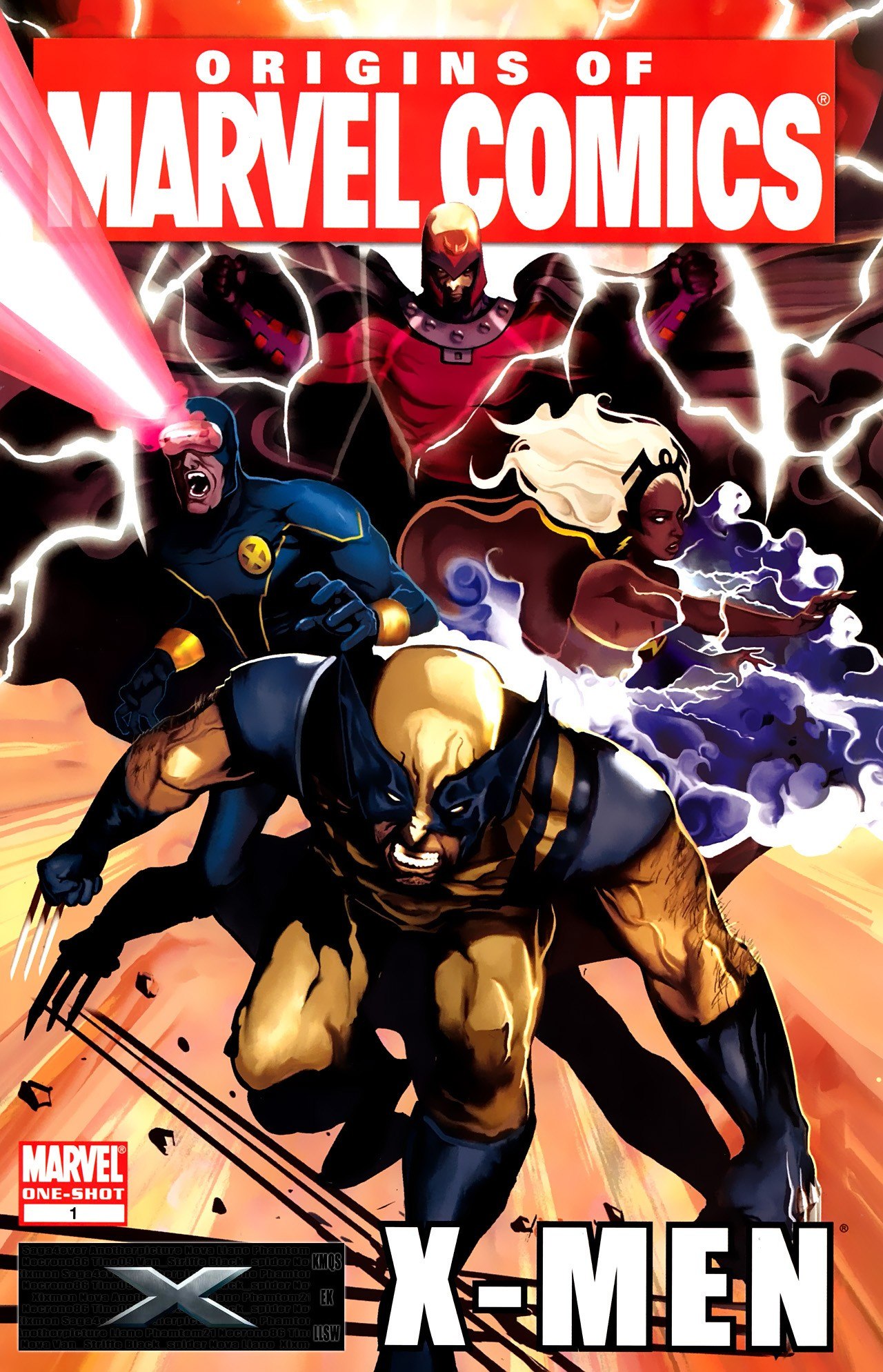 Portada ampliada de ORIGINS OF MARVEL COMICS