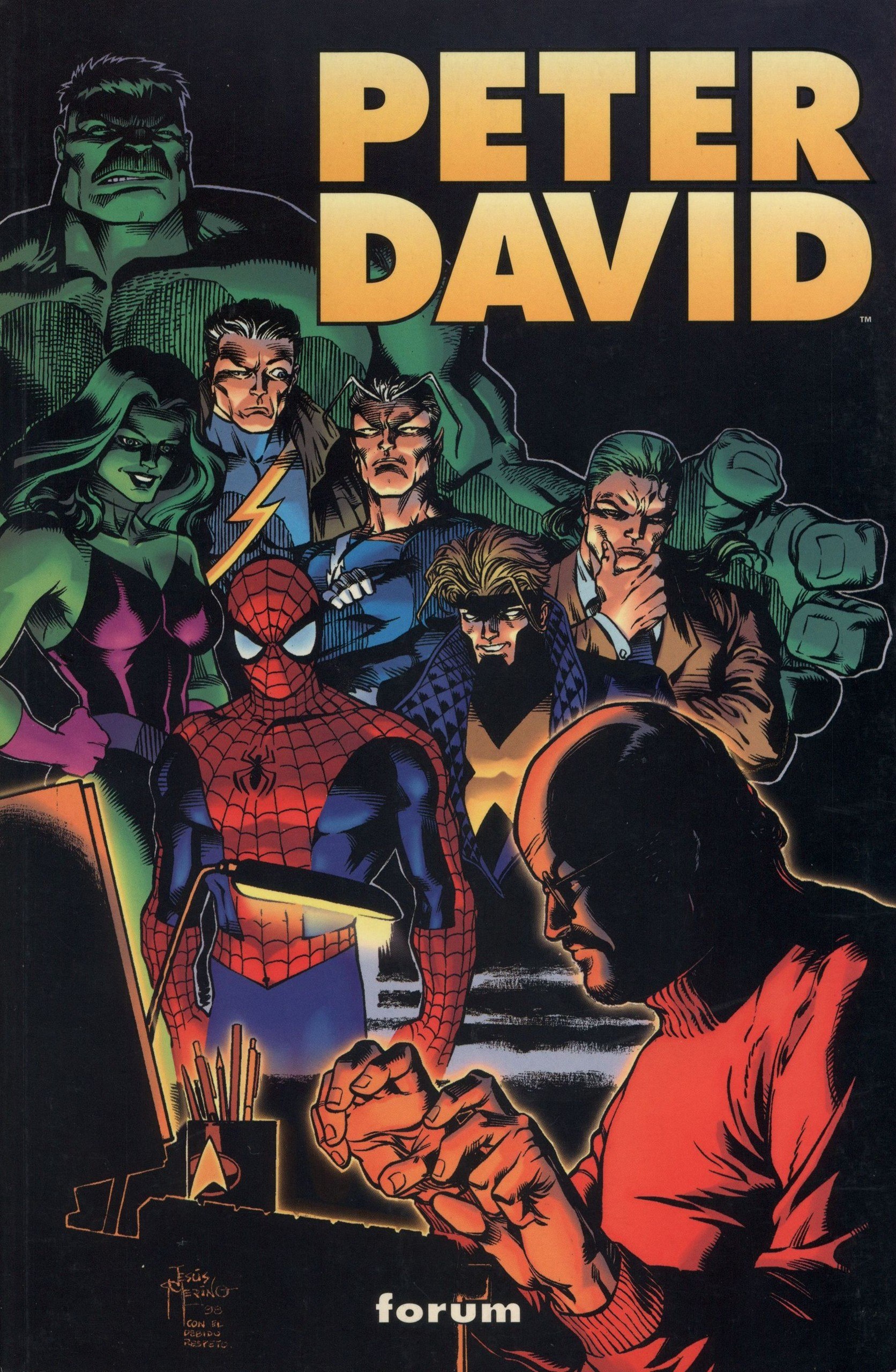 Portada ampliada de PETER DAVID