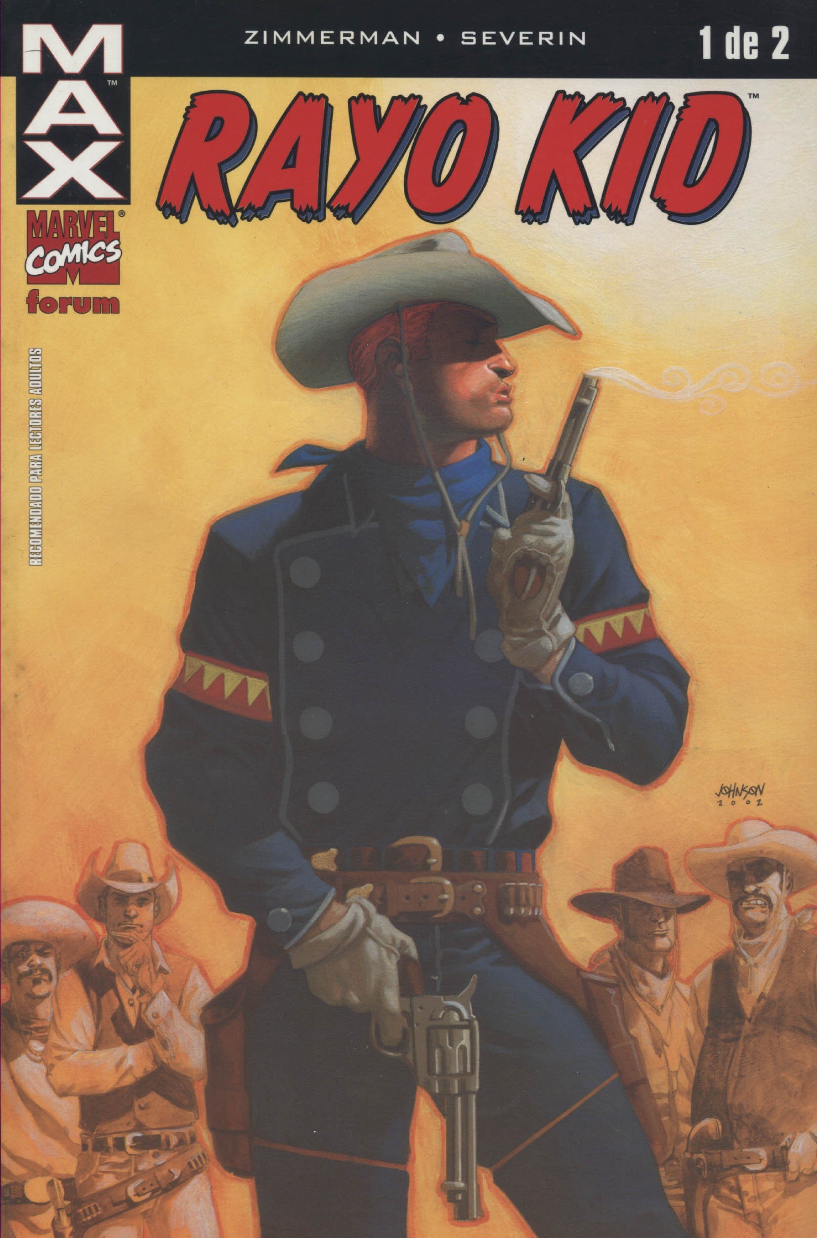 Portada ampliada de RAYO KID