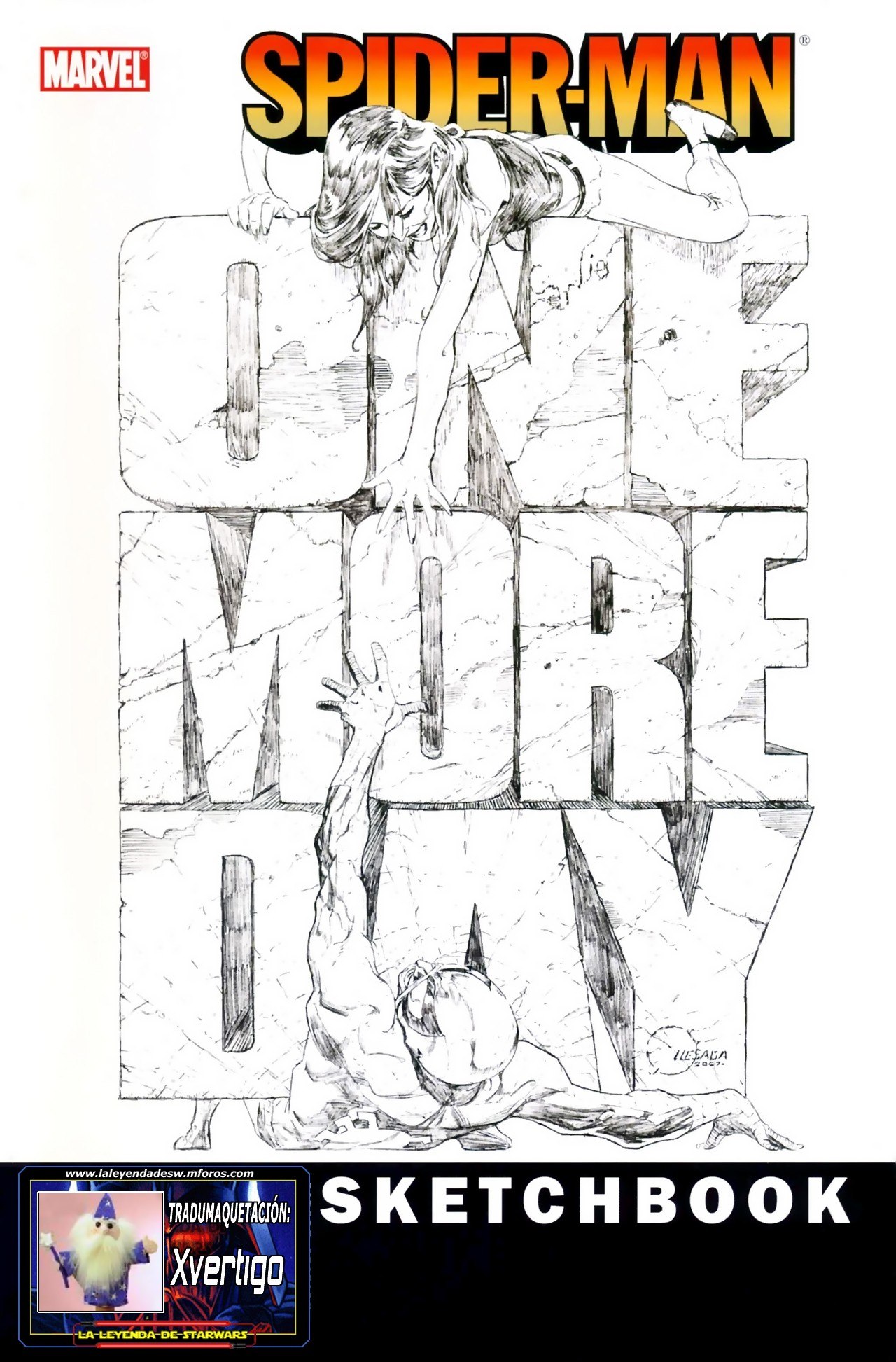 Portada ampliada de SPIDER-MAN ONE MORE DAY