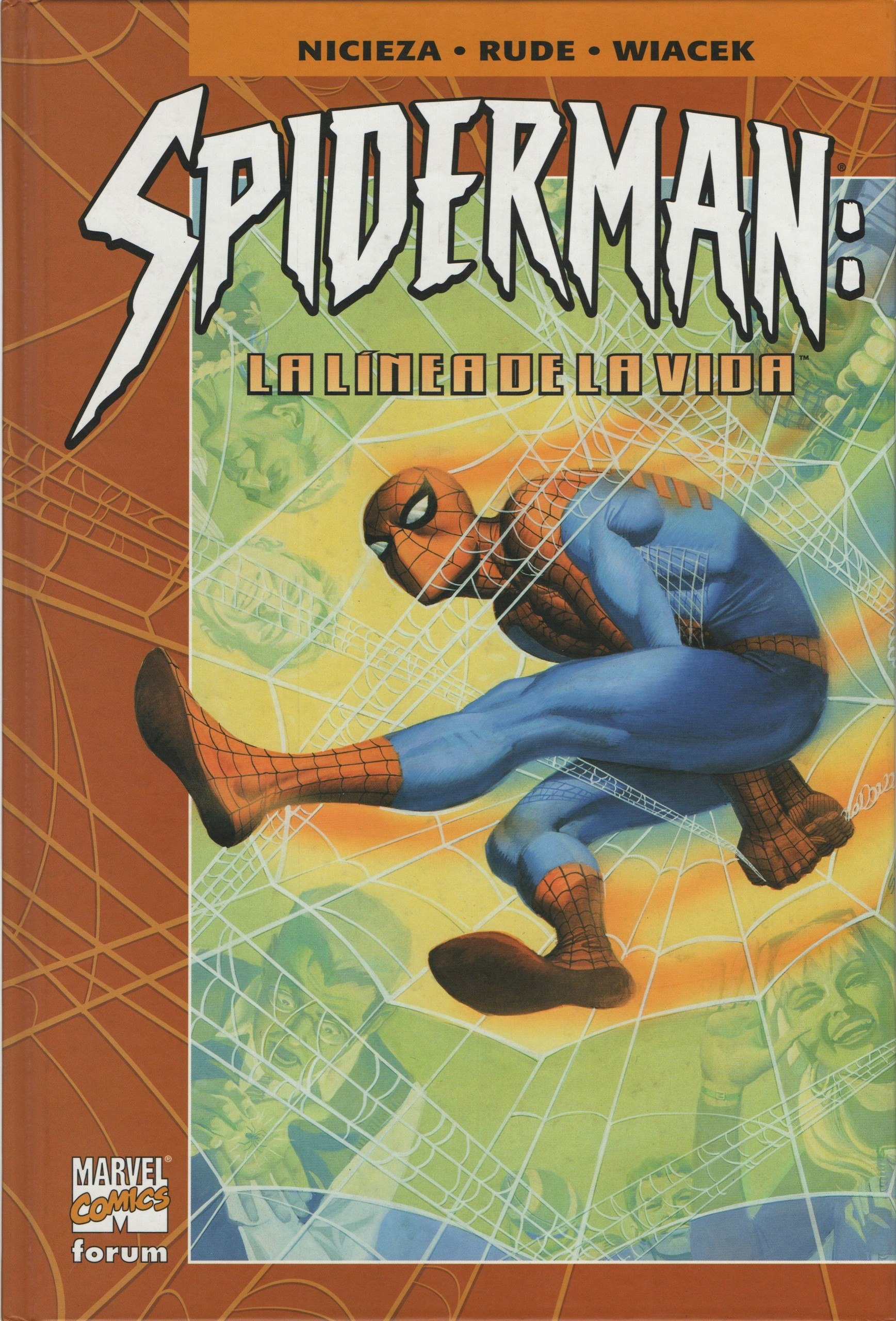 Portada ampliada de SPIDERMAN: LA LÍNEA DE LA VIDA