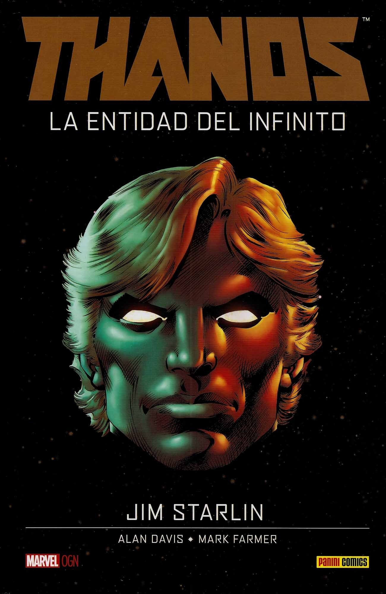 Portada ampliada de THANOS LA ENTIDAD DEL INFINITO