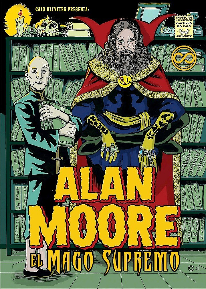 Portada ampliada de ALAN MOORE EL MAGO SUPREMO