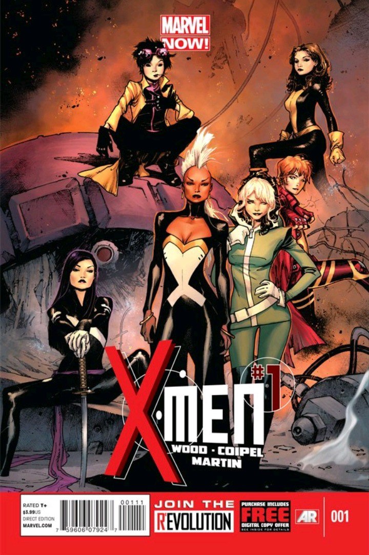 Portada ampliada de X-MEN
