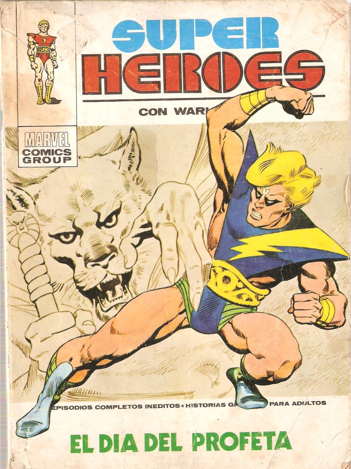 Portada ampliada de SUPER HEROES
