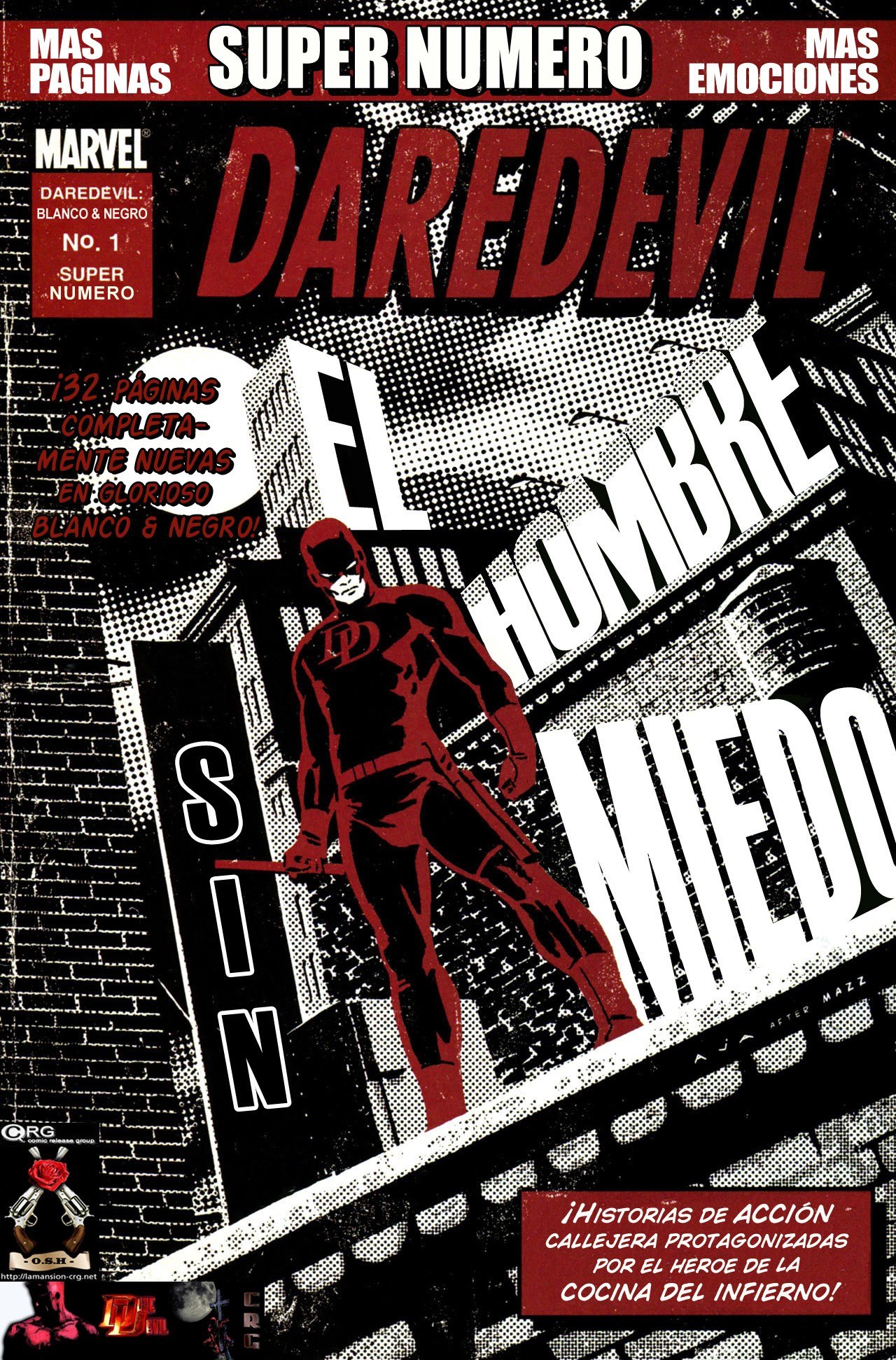 Portada ampliada de DAREDEVIL