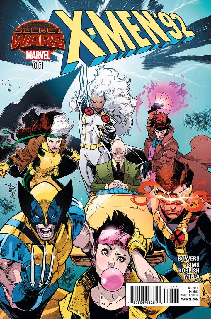 Portada ampliada de X-MEN'