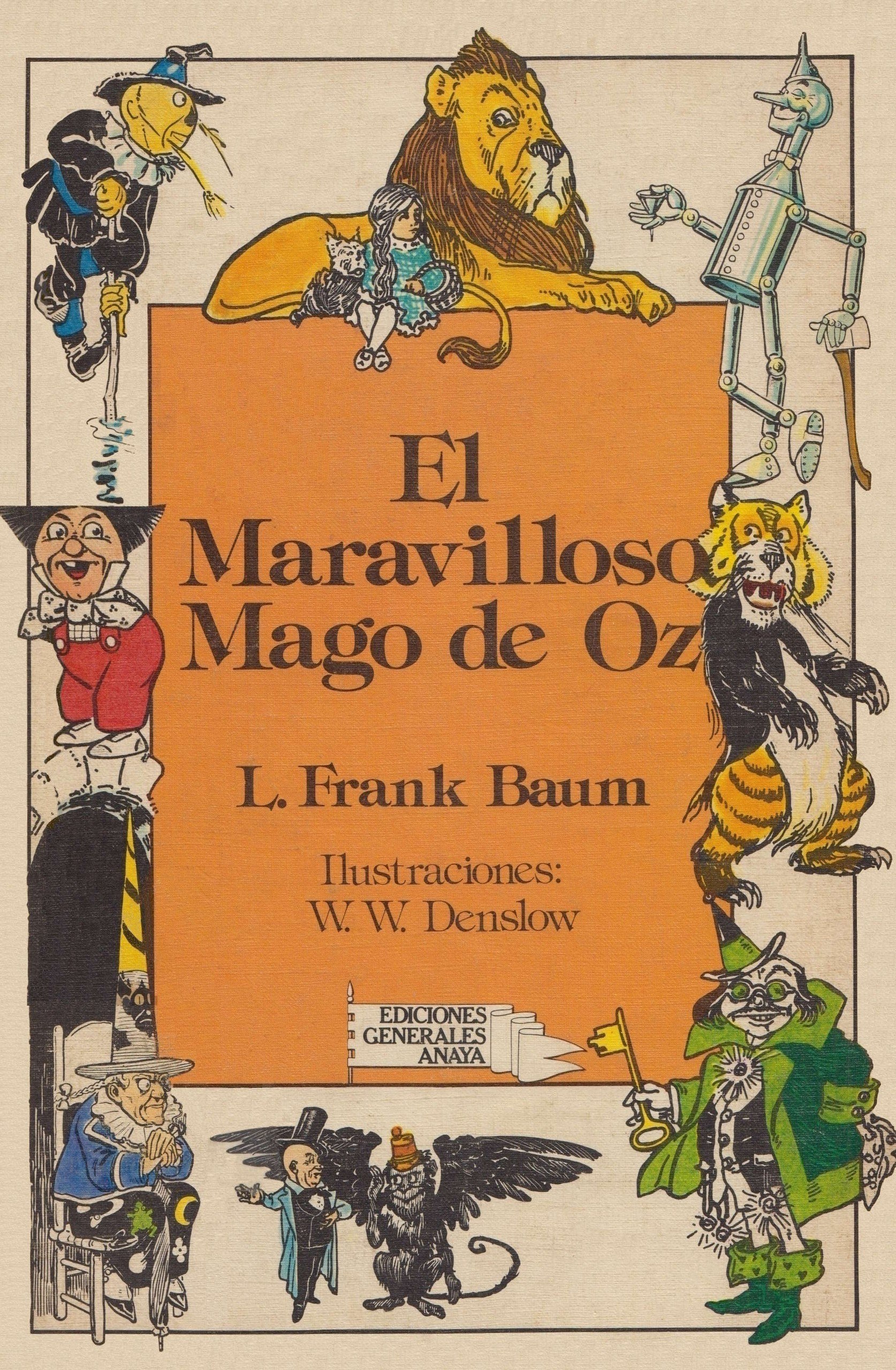 Portada ampliada de El Maravilloso Mago de Oz