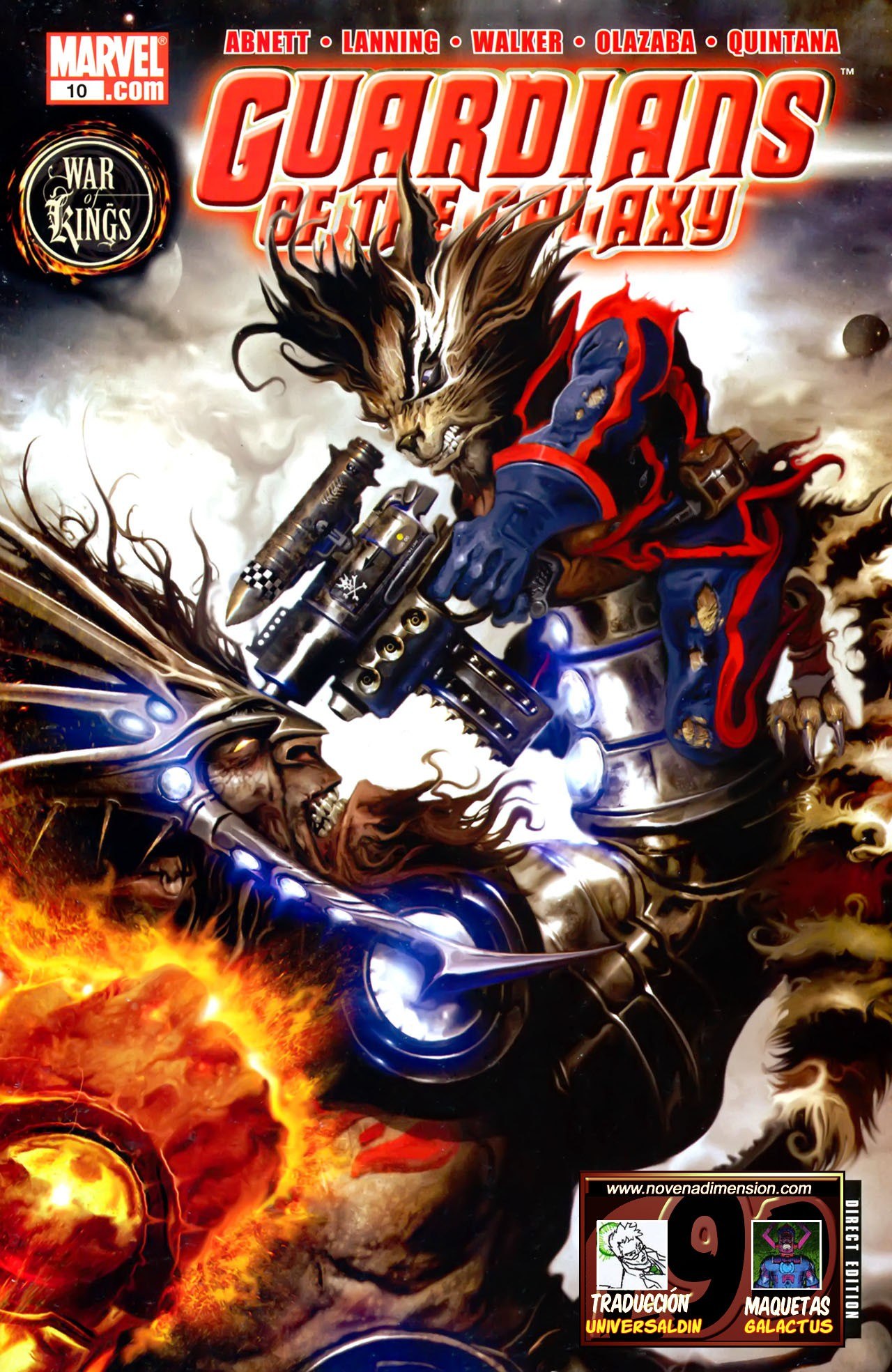 Portada ampliada de Guardians of the Galaxy