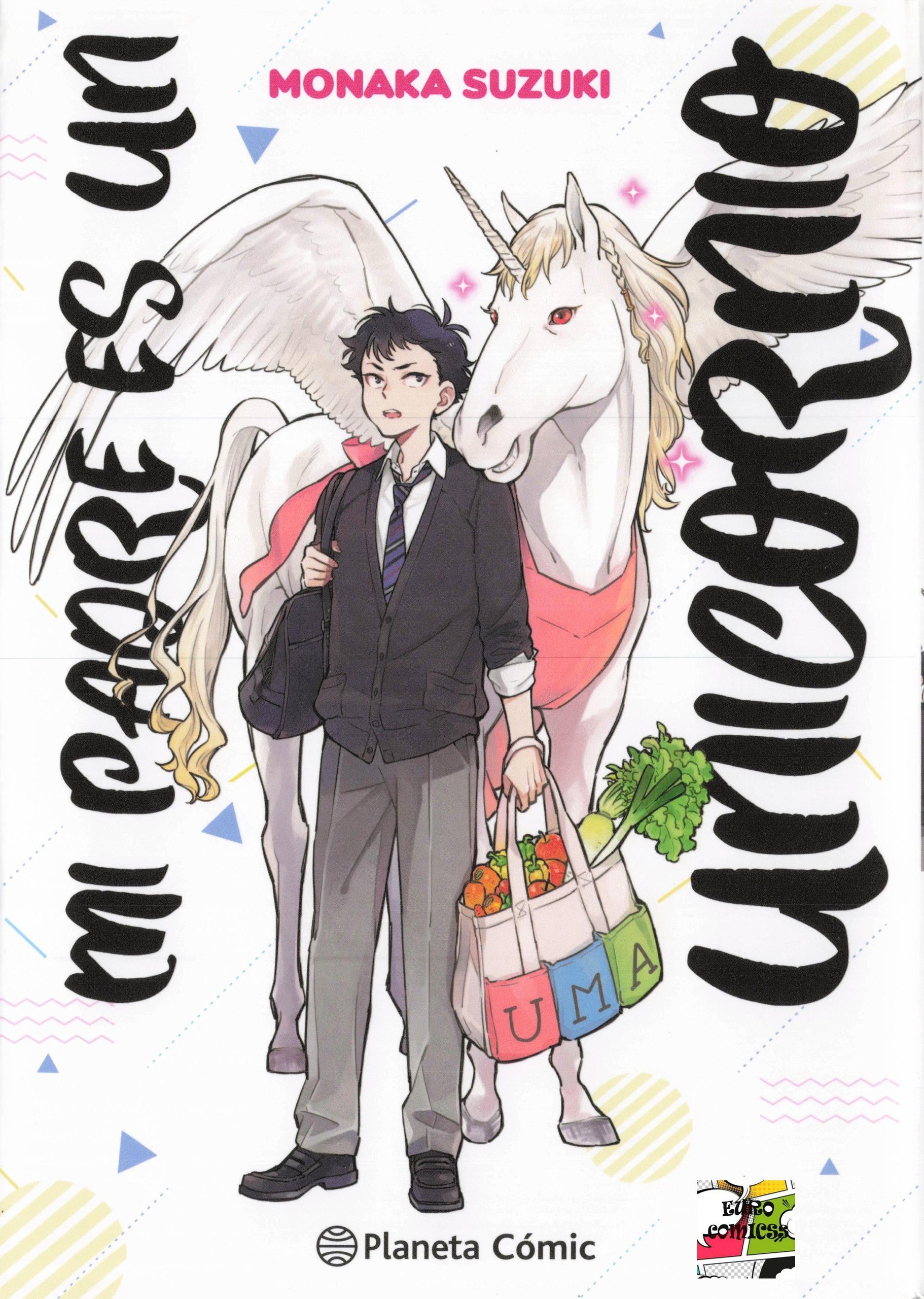 Portada ampliada de Mi padre es un unicornio (Planeta) (Eurocomicss)