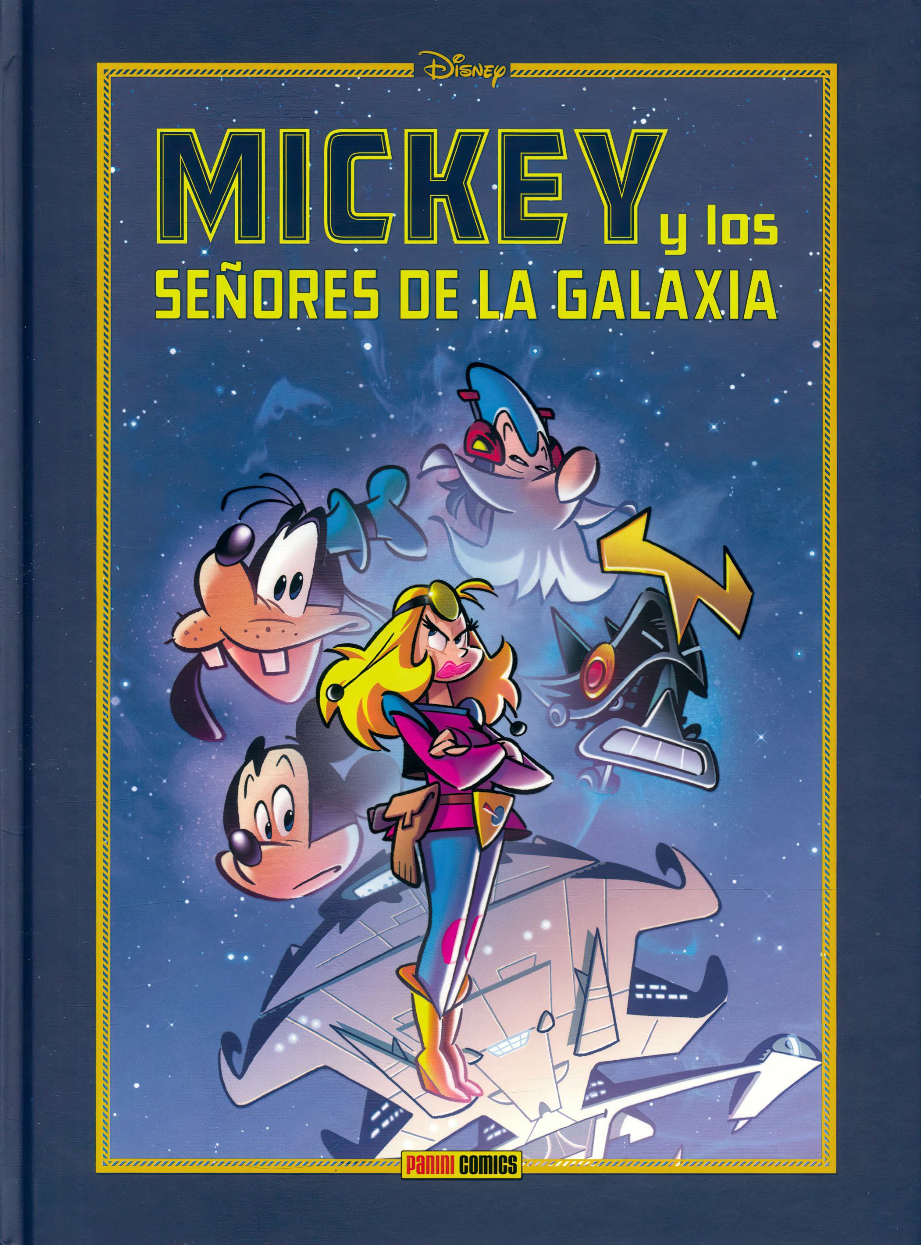 Portada ampliada de MICKEY y los SEñORES DE LA GALAXIA