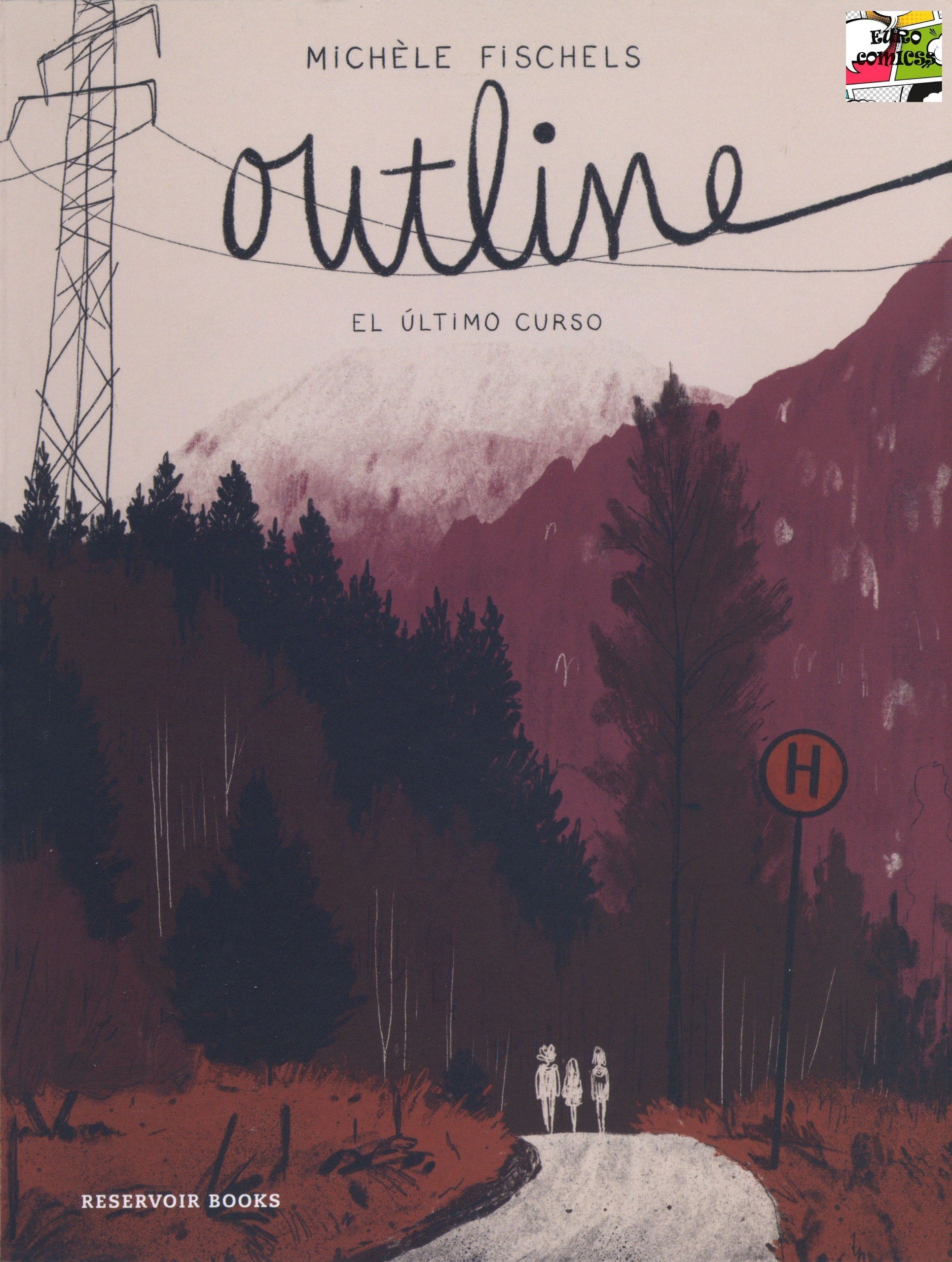 Portada ampliada de Outline. El Ultimo Curso (Taiga,Eurocomicss)